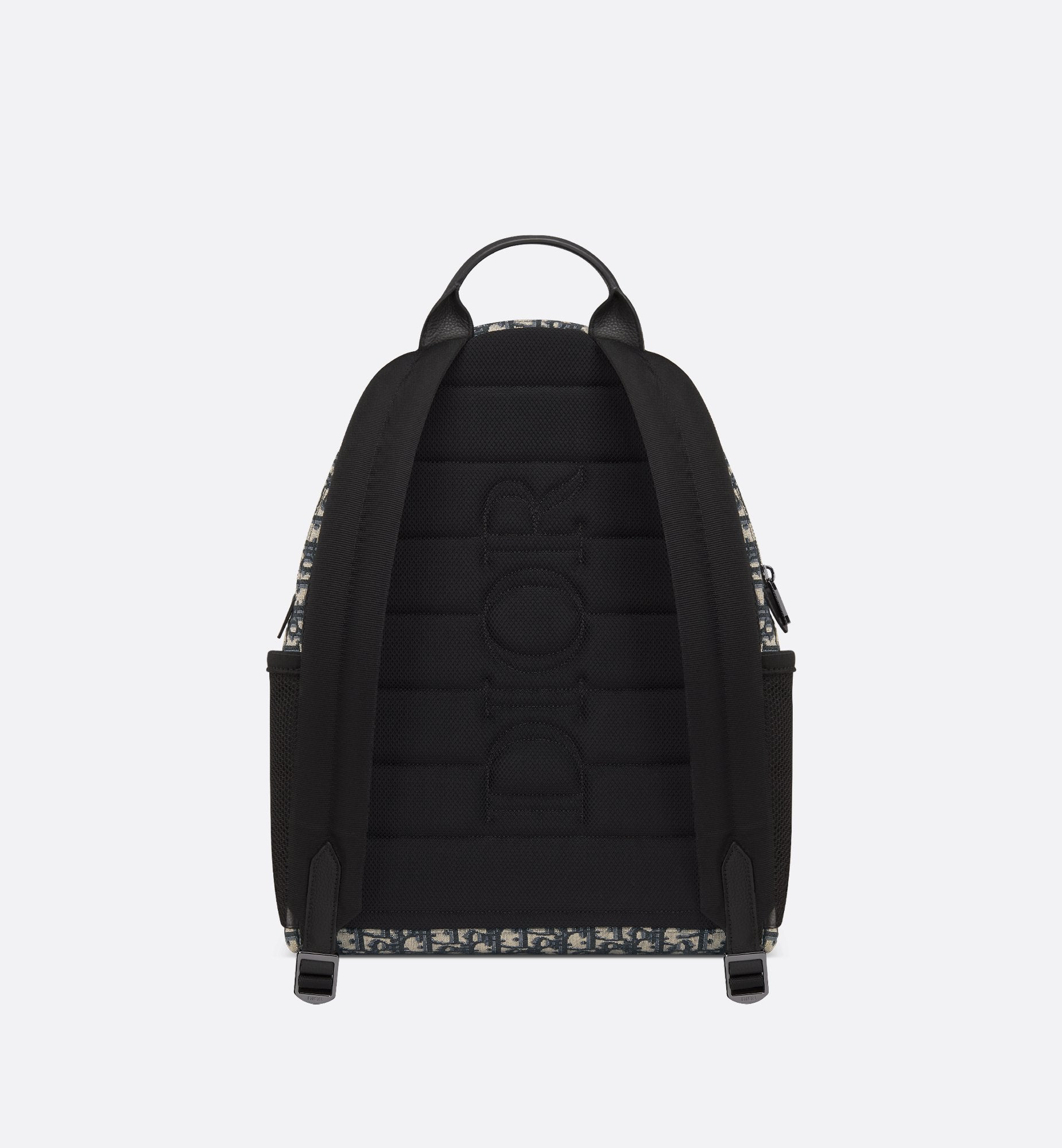 8 Backpack Beige And Black Dior Oblique Jacquard