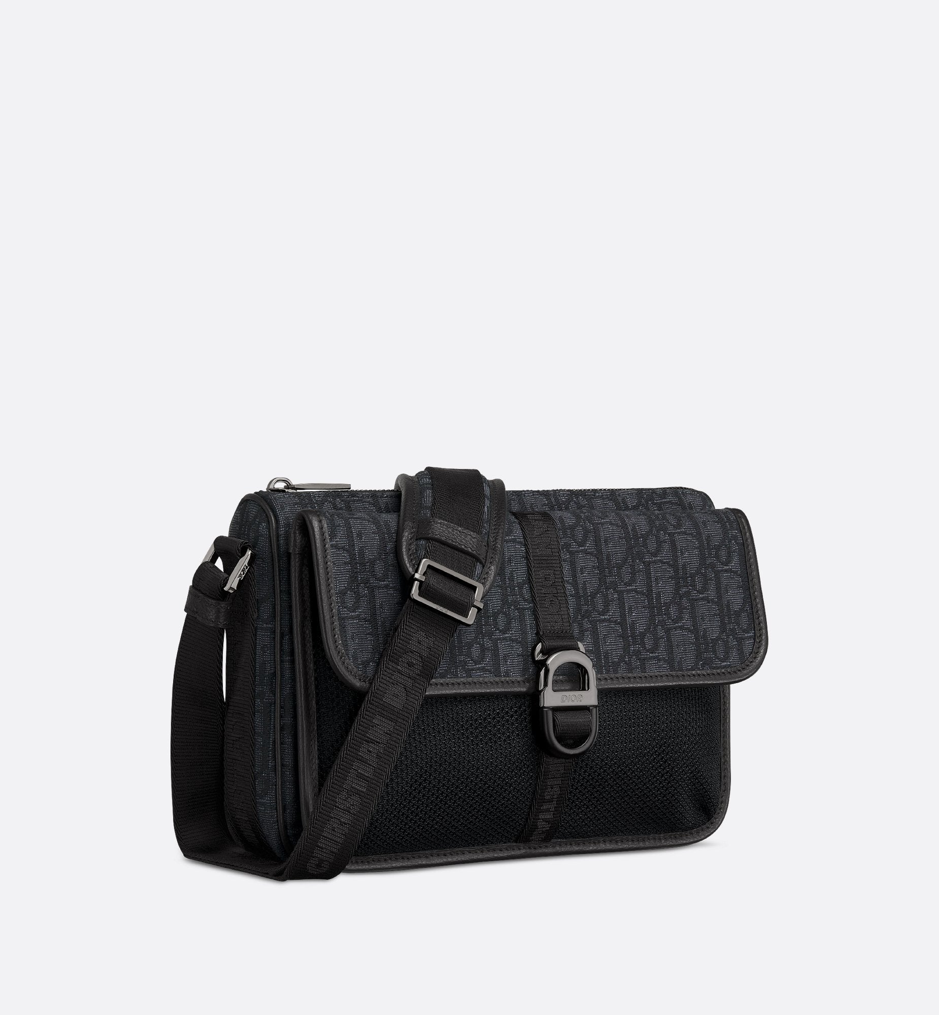 Dior 8 Bag With Strap Black Dior Oblique Jacquard – Sands