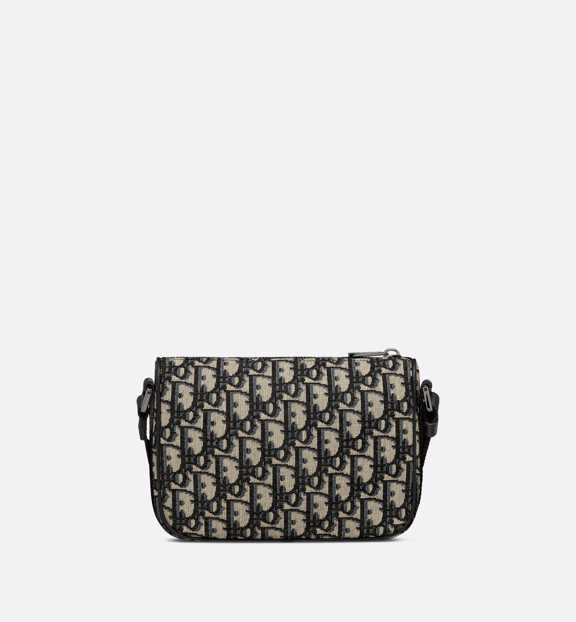 Mini Dior 8 Bag With Strap Beige And Black Dior Oblique Jacquard