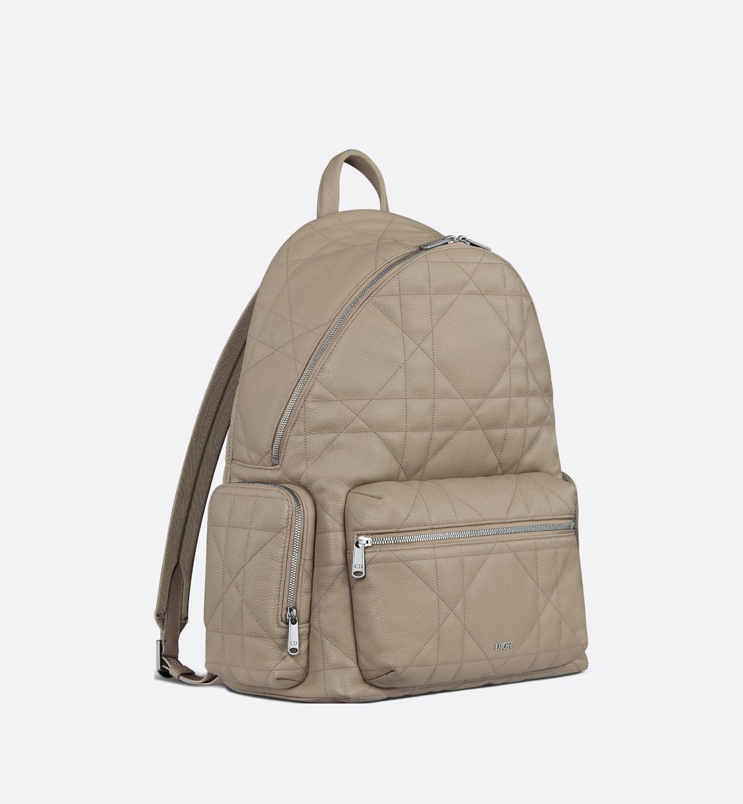 Backpack Beige Maxicannage Calfskin