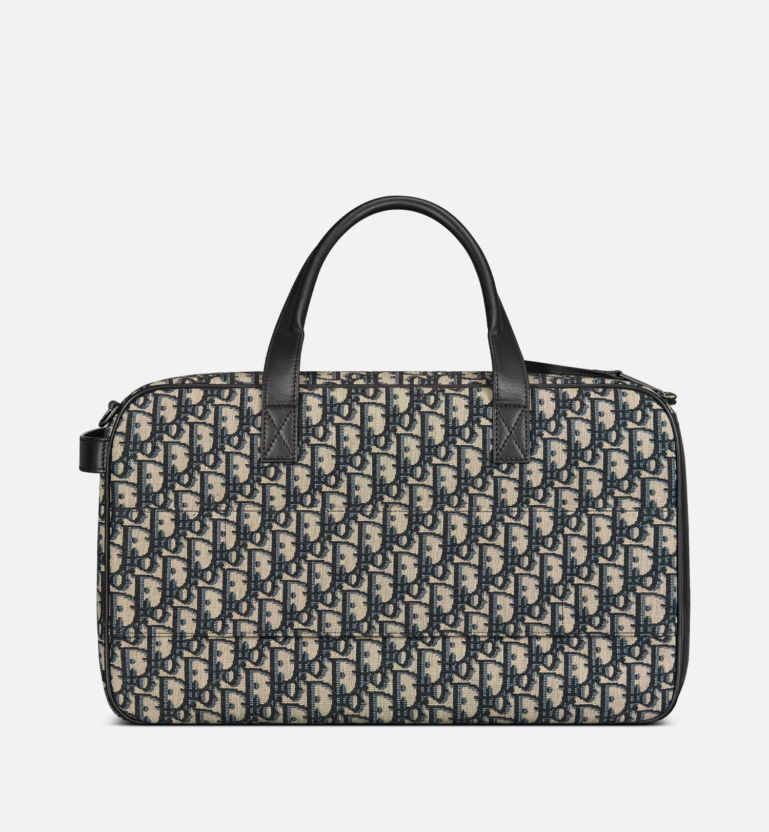 Hit The Road Pet Carrier Bag Beige And Black Dior Oblique Jacquard And Black Smooth Calfskin