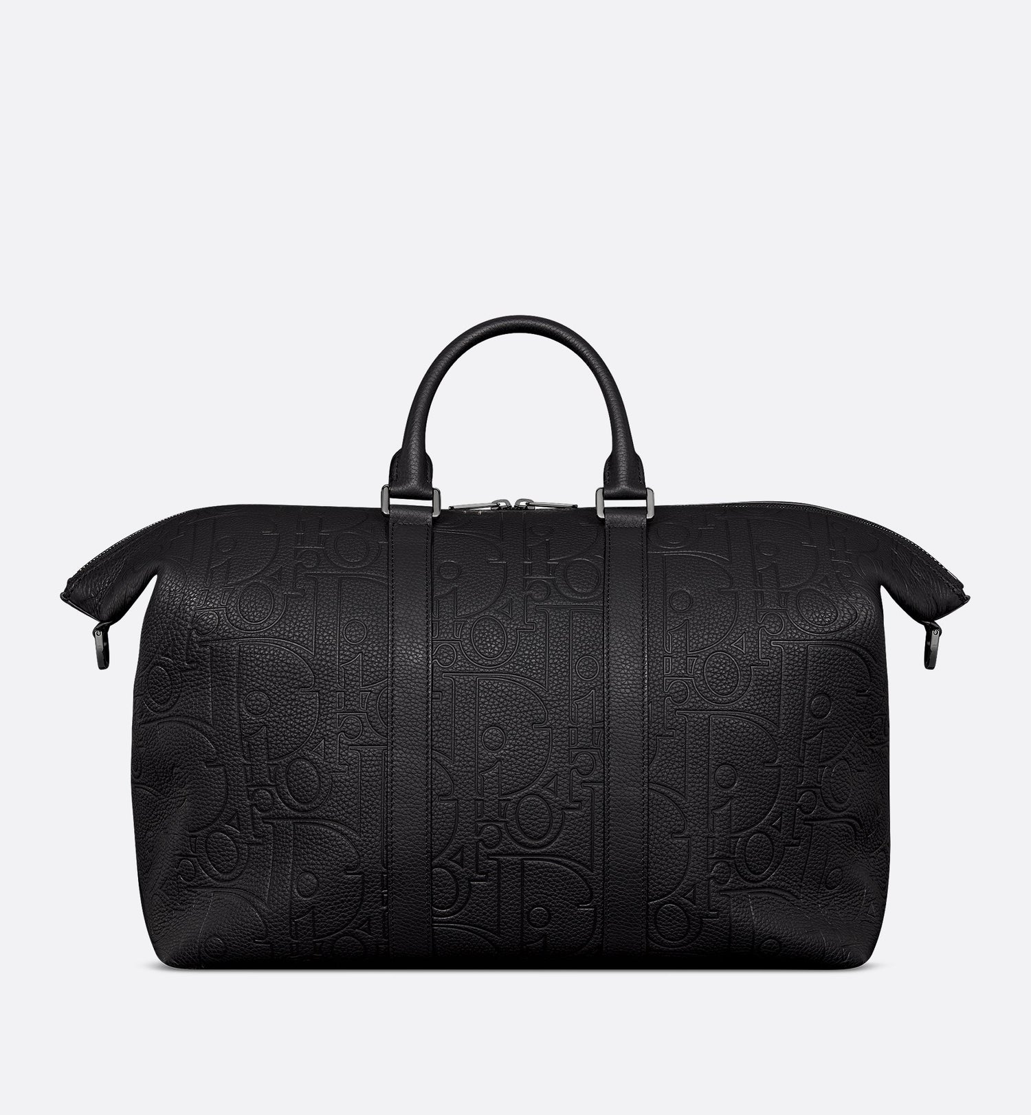 Weekender 40 Black Dior Gravity Leather And Black Grained Calfskin