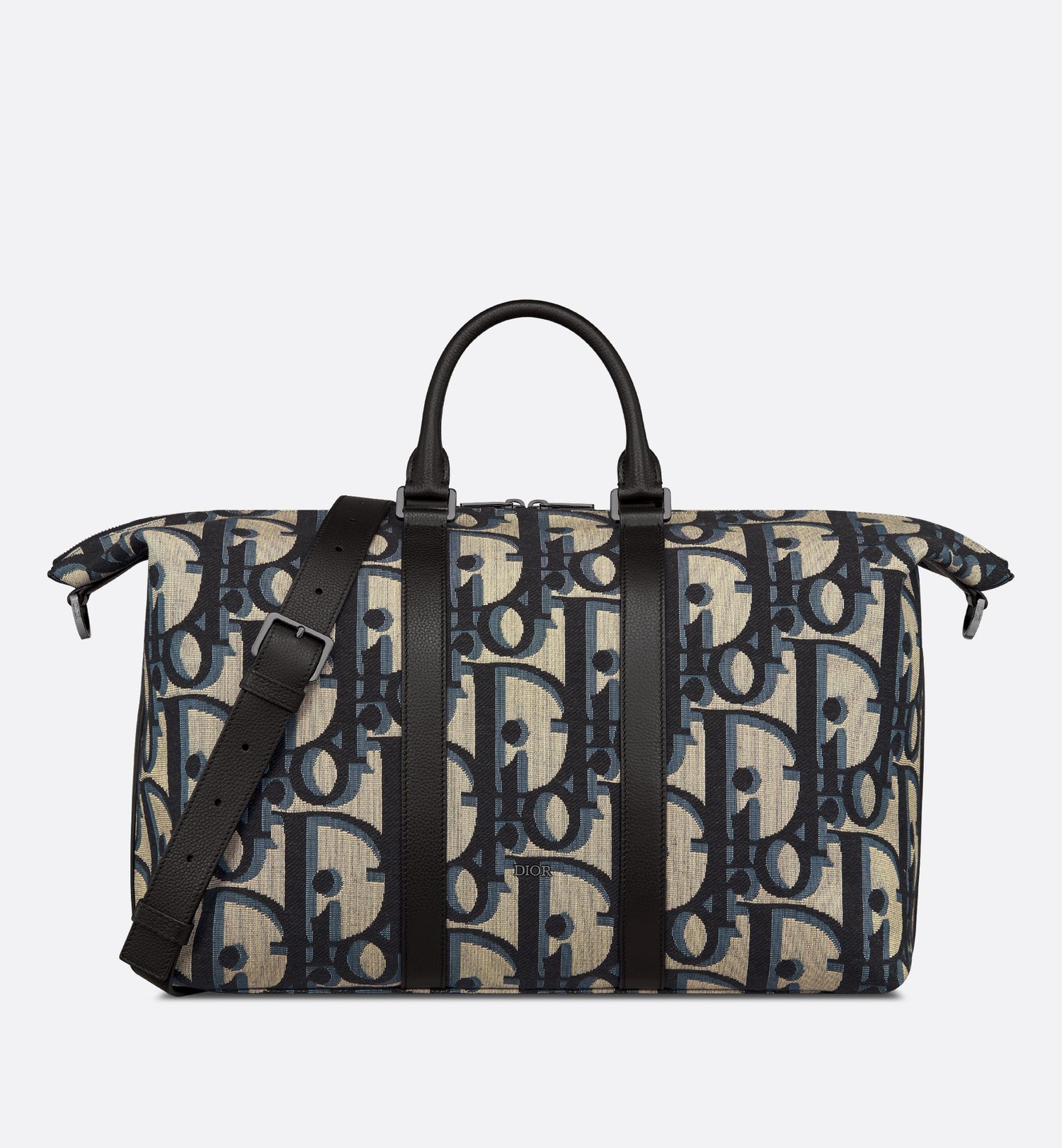 Weekender 40 Beige And Black Maxi Dior Oblique Jacquard