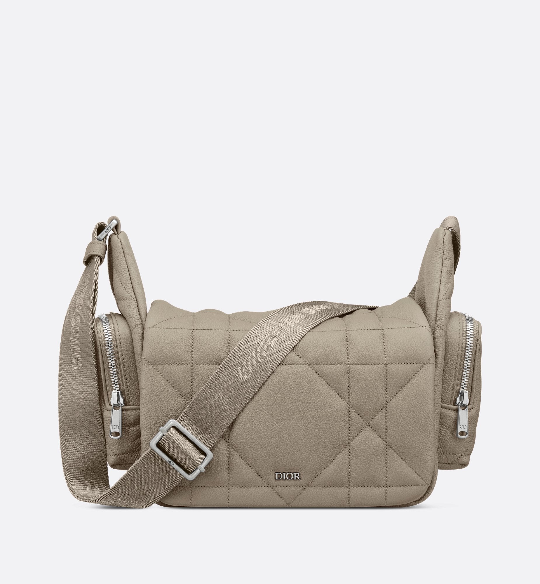 Camera Bag Beige Maxicannage Calfskin