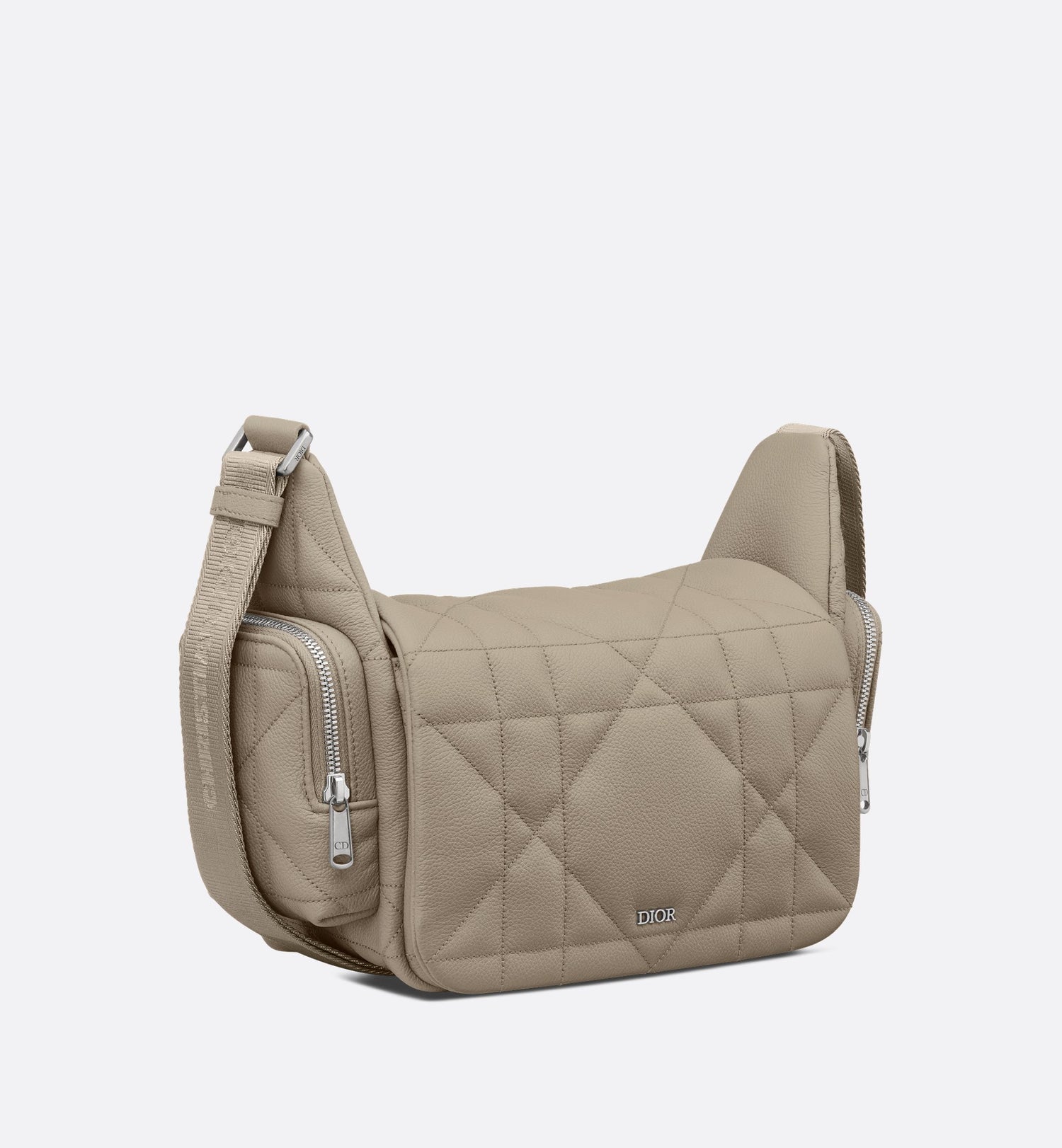 Camera Bag Beige Maxicannage Calfskin