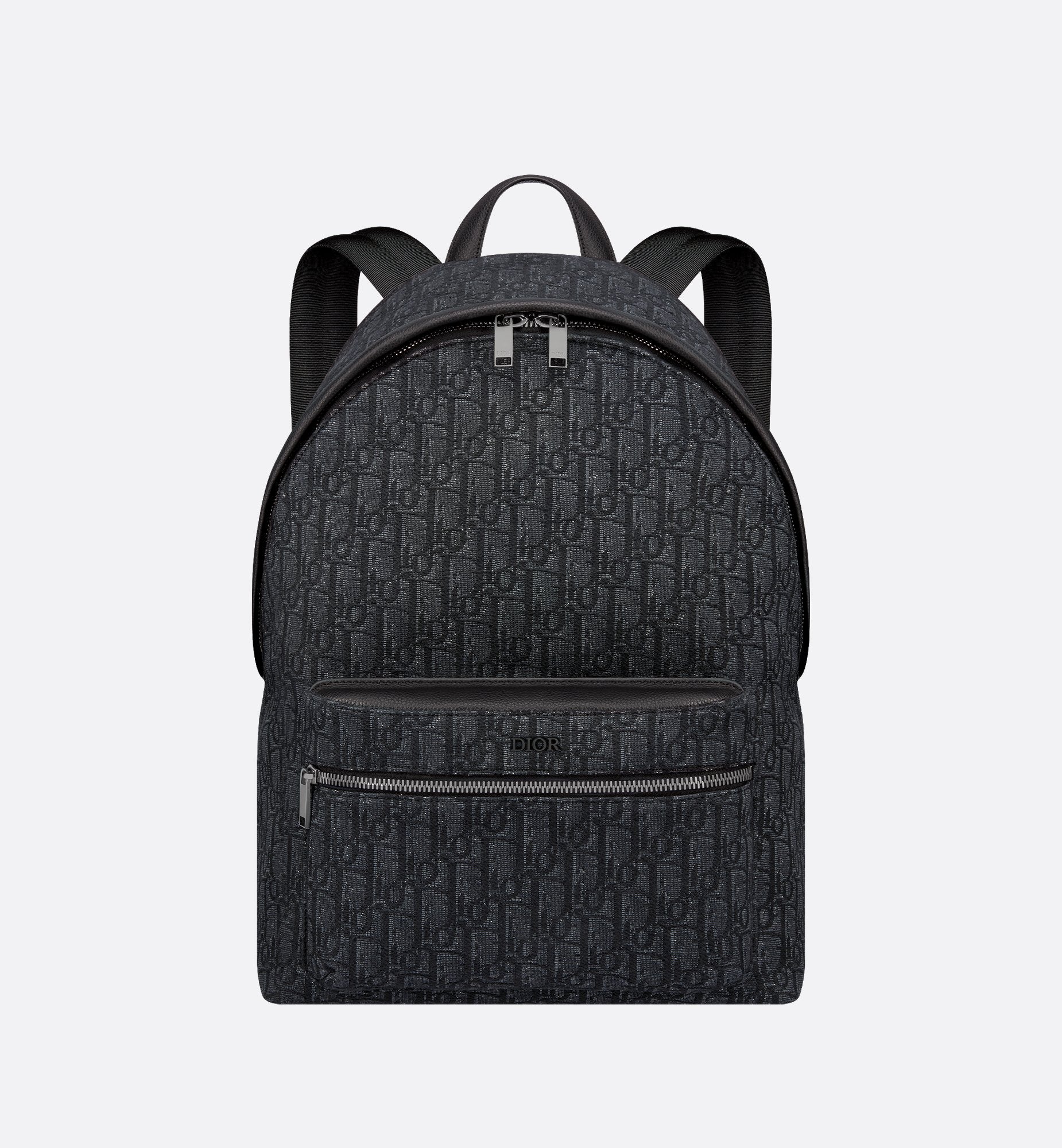 Rider Backpack Black Dior Oblique Jacquard