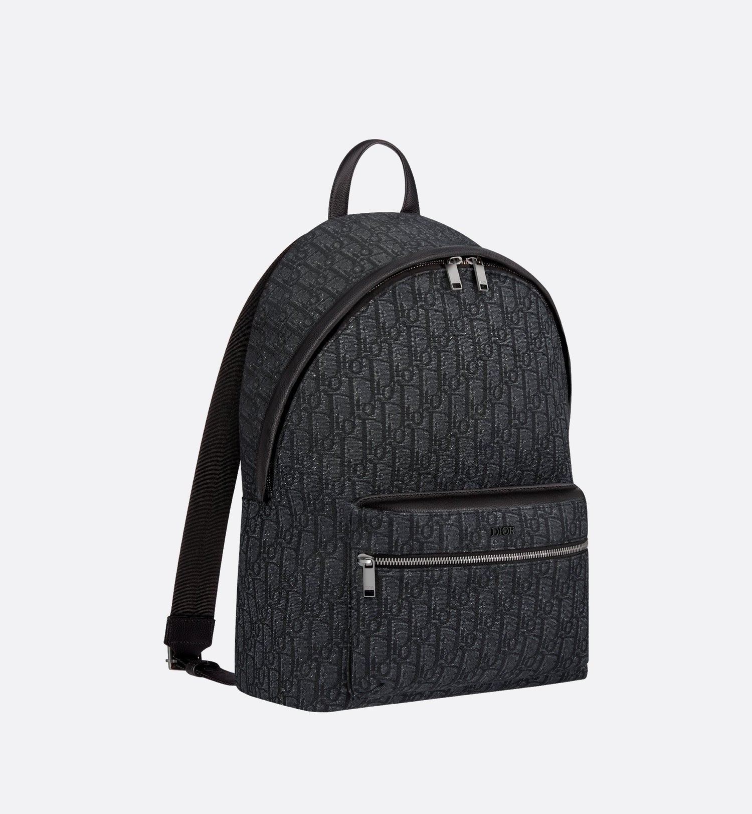 Rider Backpack Black Dior Oblique Jacquard