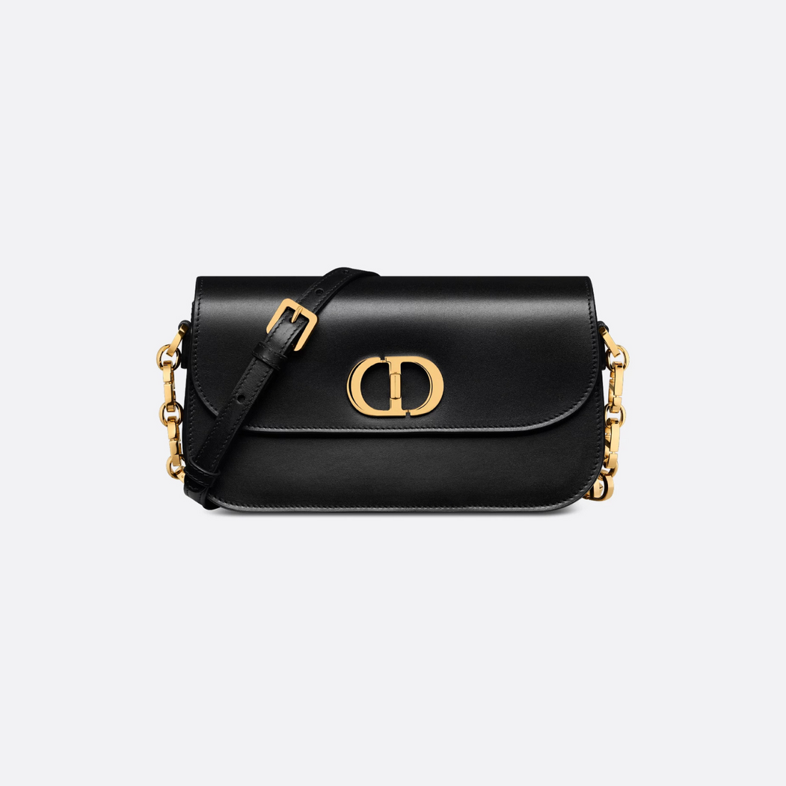 30 Montaigne Avenue Bag Black Box Calfskin