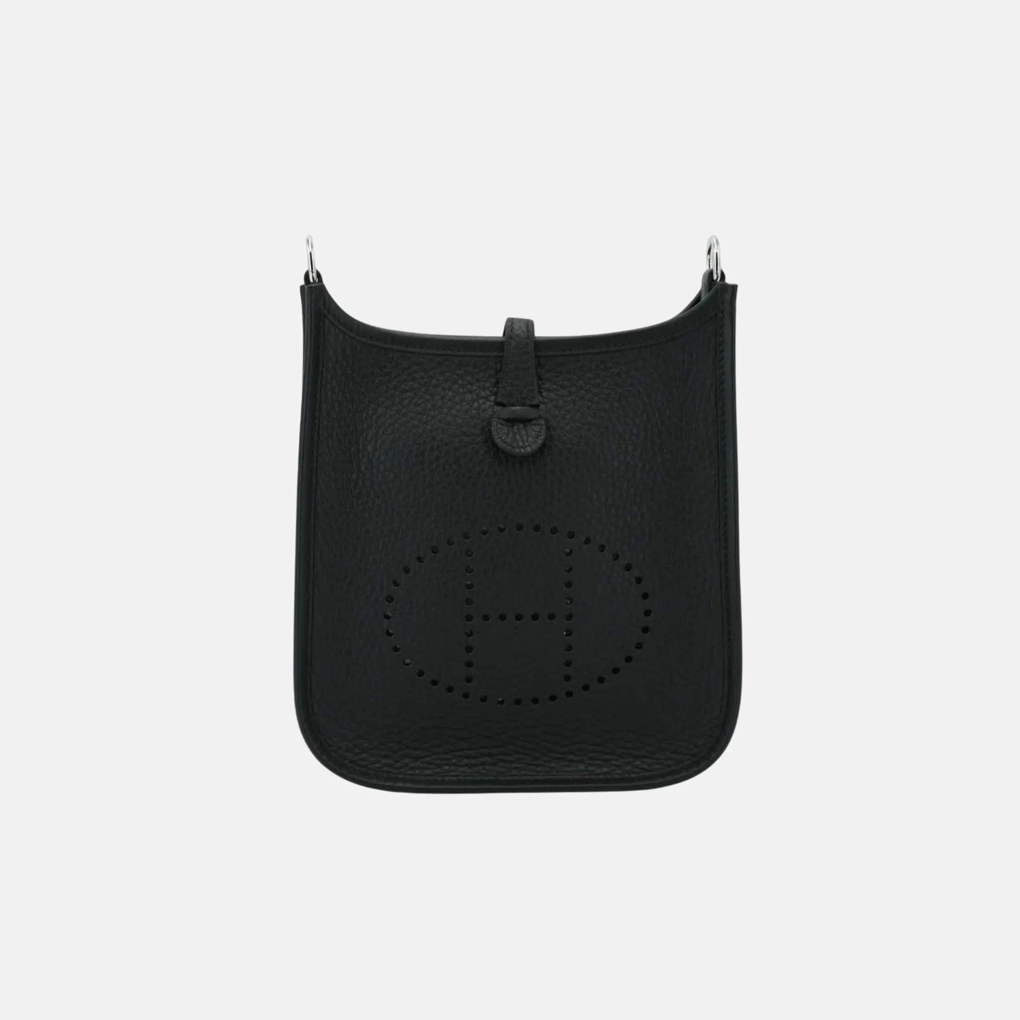 Mini Evelyne TPM Amazone 89 Taurillon Clemence Black PHW