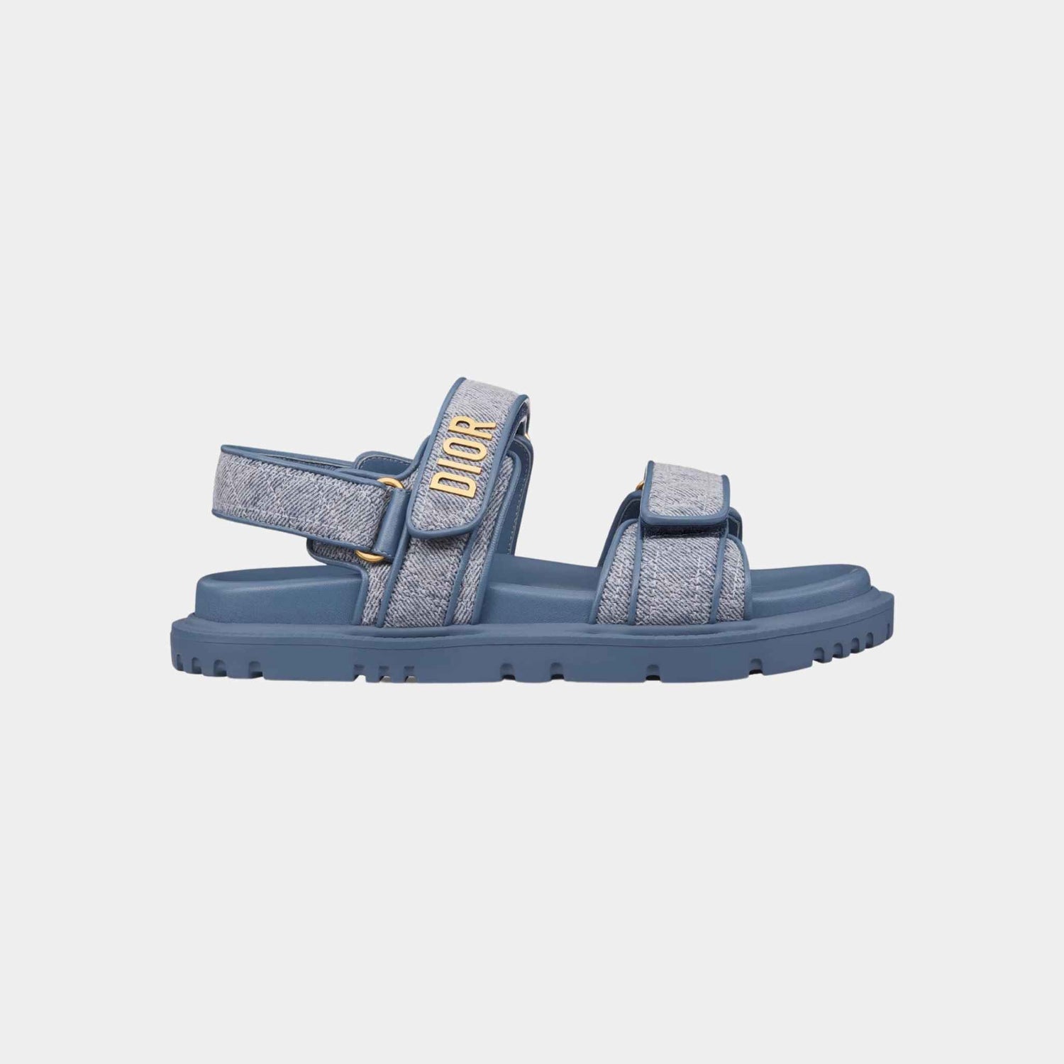 Dior Dioract Sandal Blue Cannage Denim