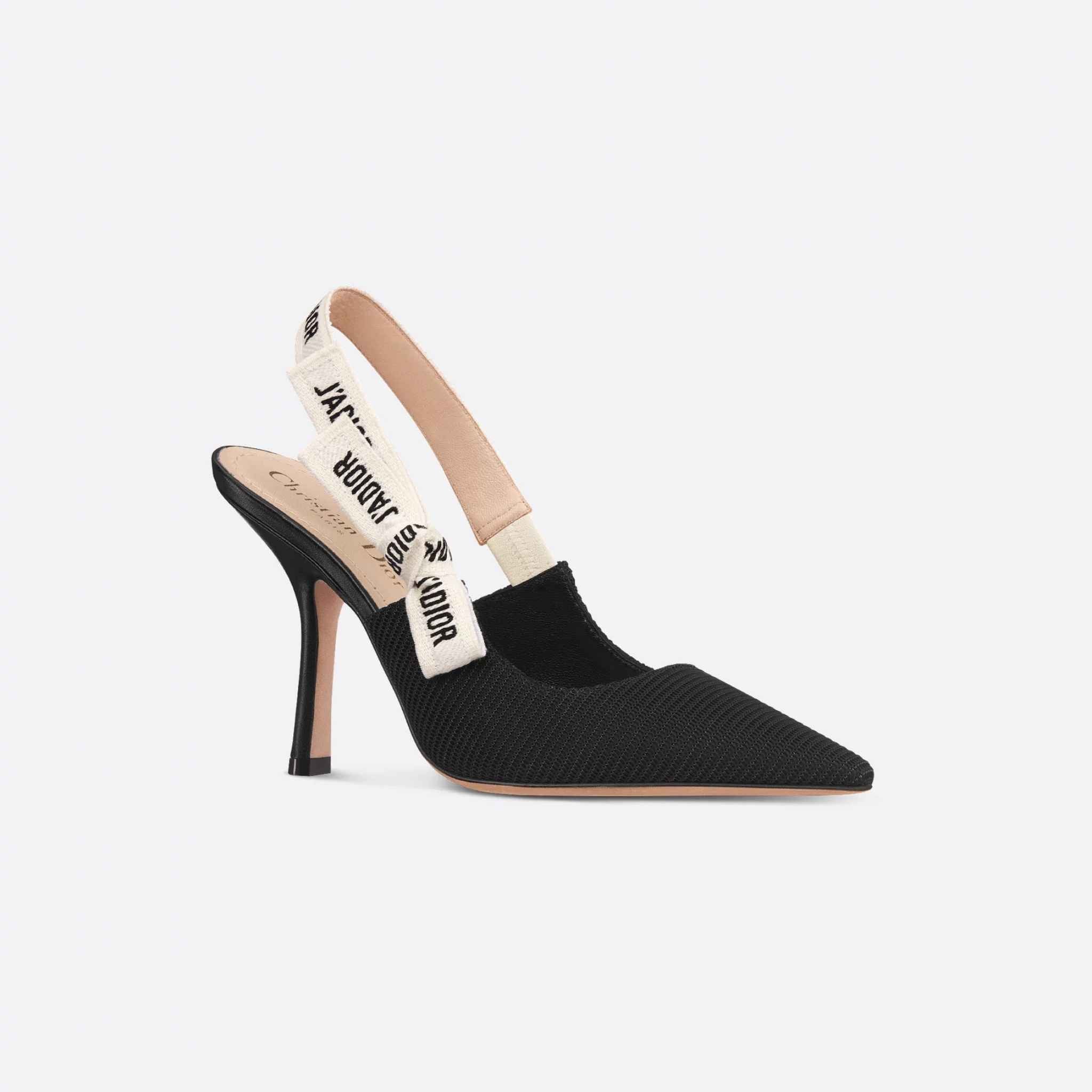 Dior JAdior Slingback Pump Black Technical Fabric