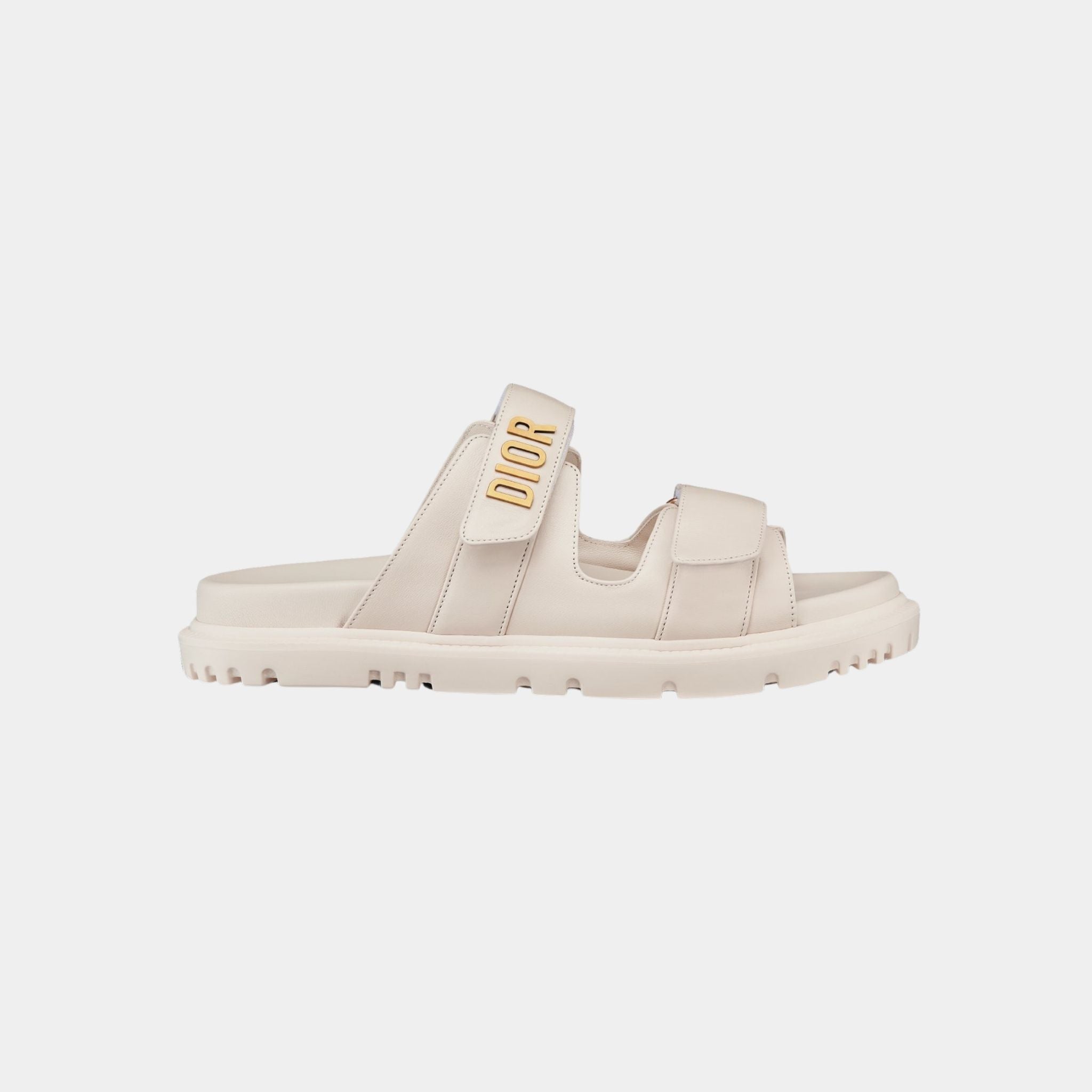 Dior Dioract Slide White Lambskin