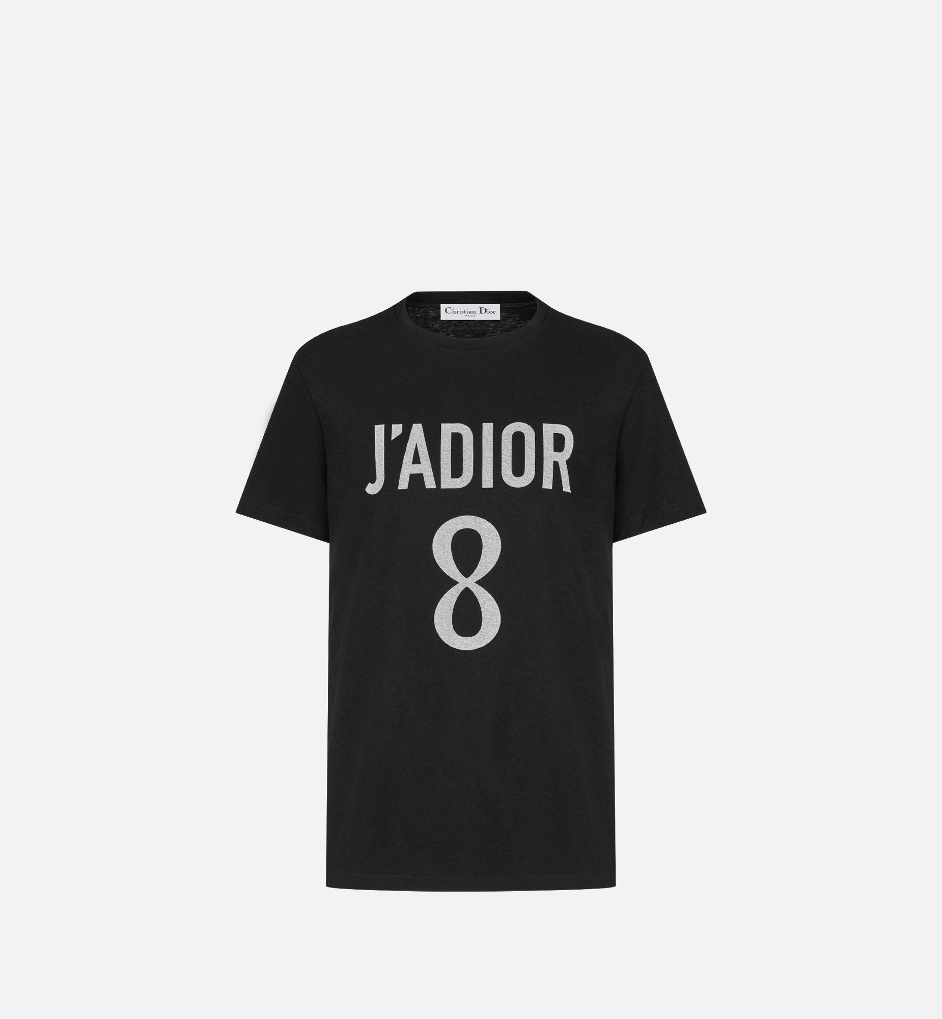 JAdior 8 T Shirt Black Cotton And Linen Jersey