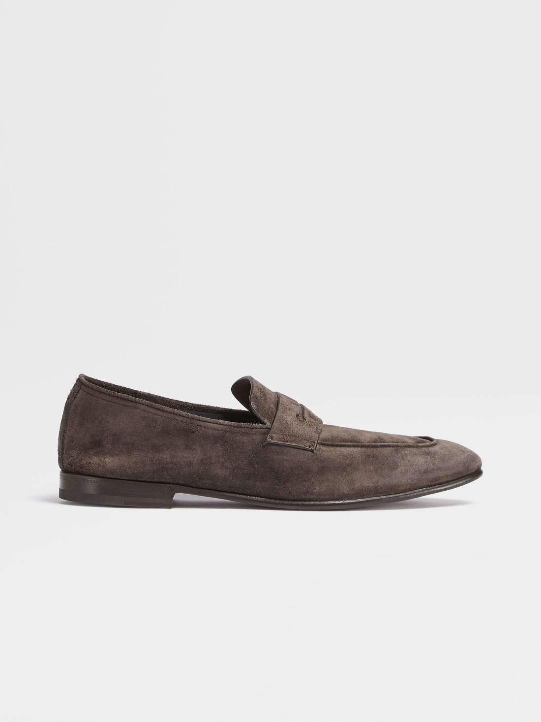 Brown Suede L Asola Loafers