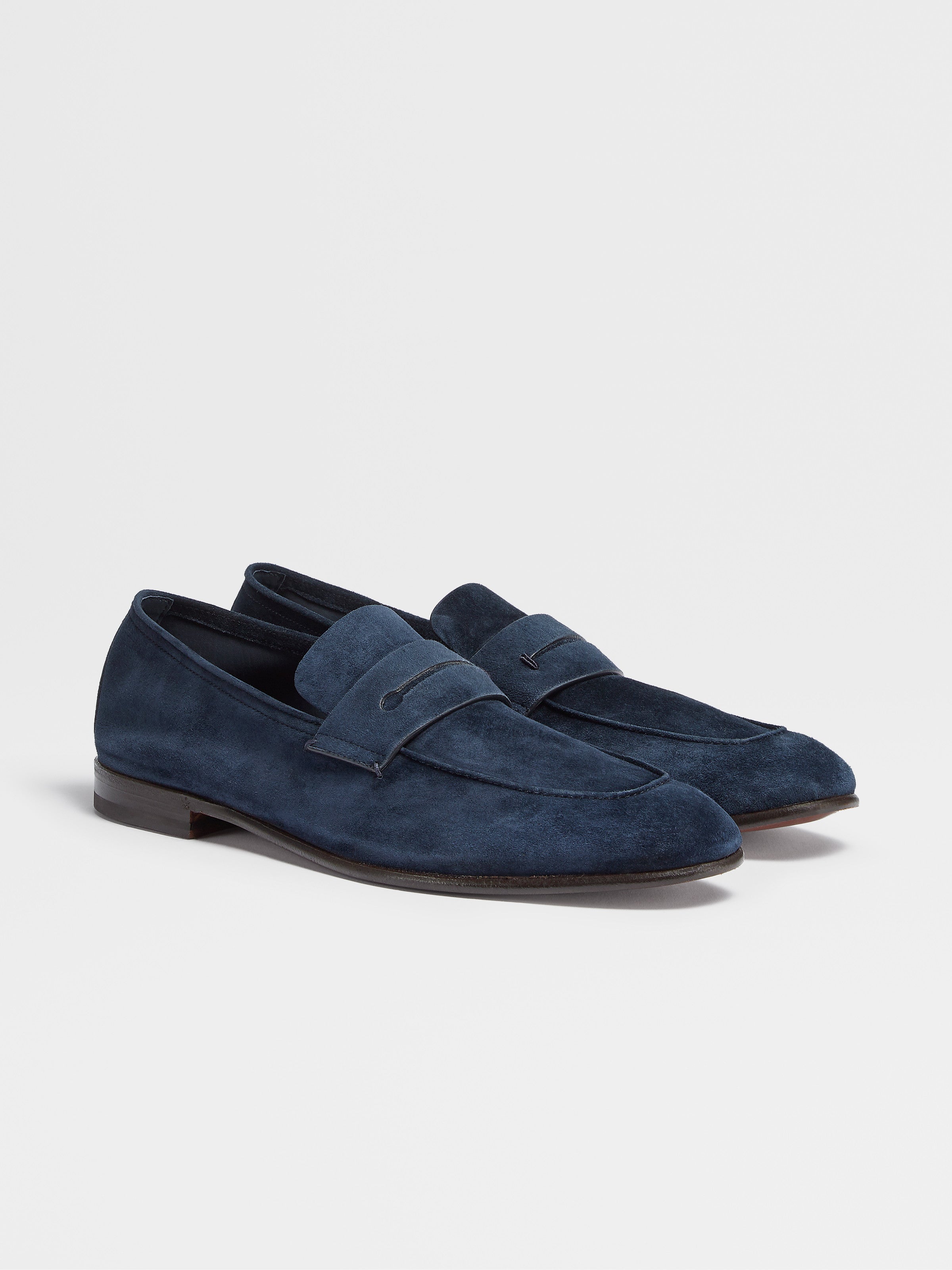 NAVY BLUE SUEDE L&