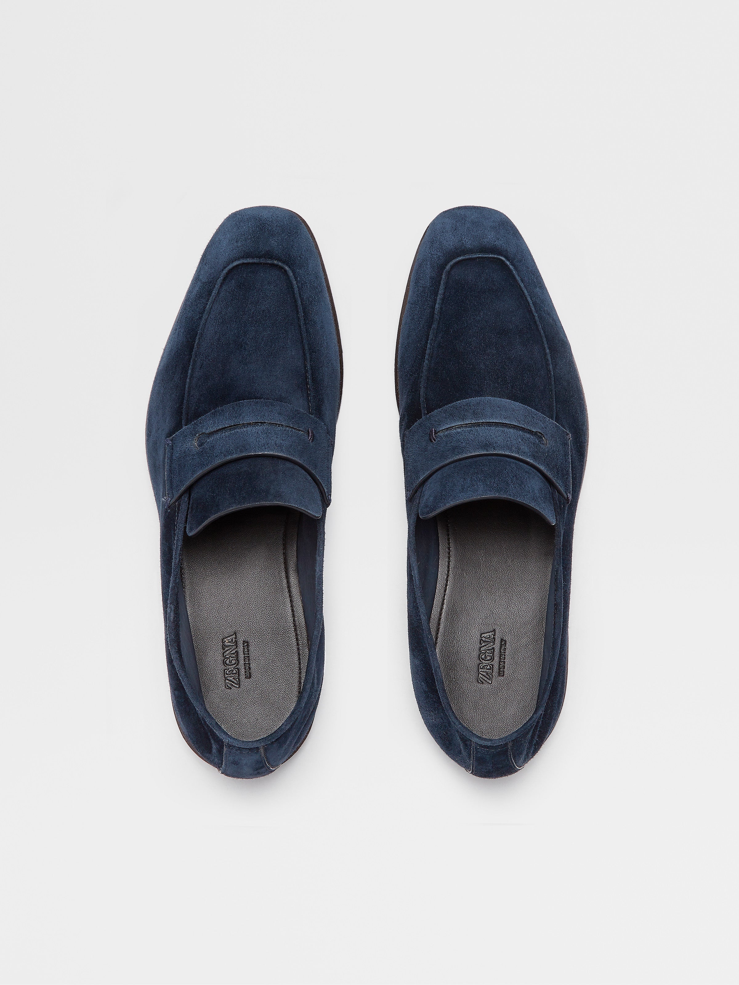 NAVY BLUE SUEDE L&