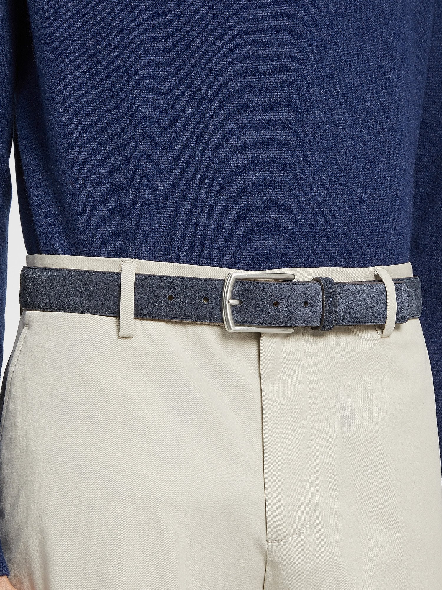 BLUE SUEDE BELT