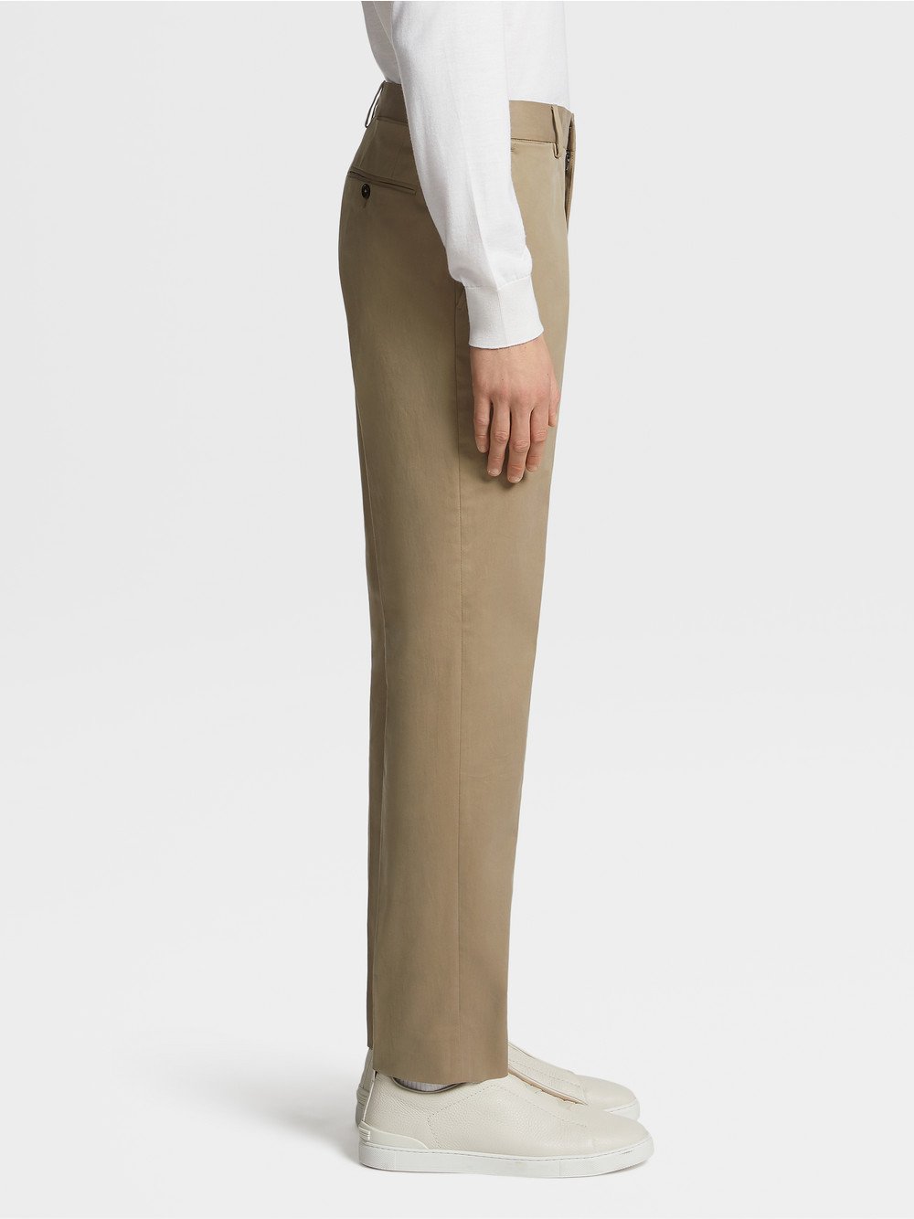 LIGHT BROWN COTTON PANTS