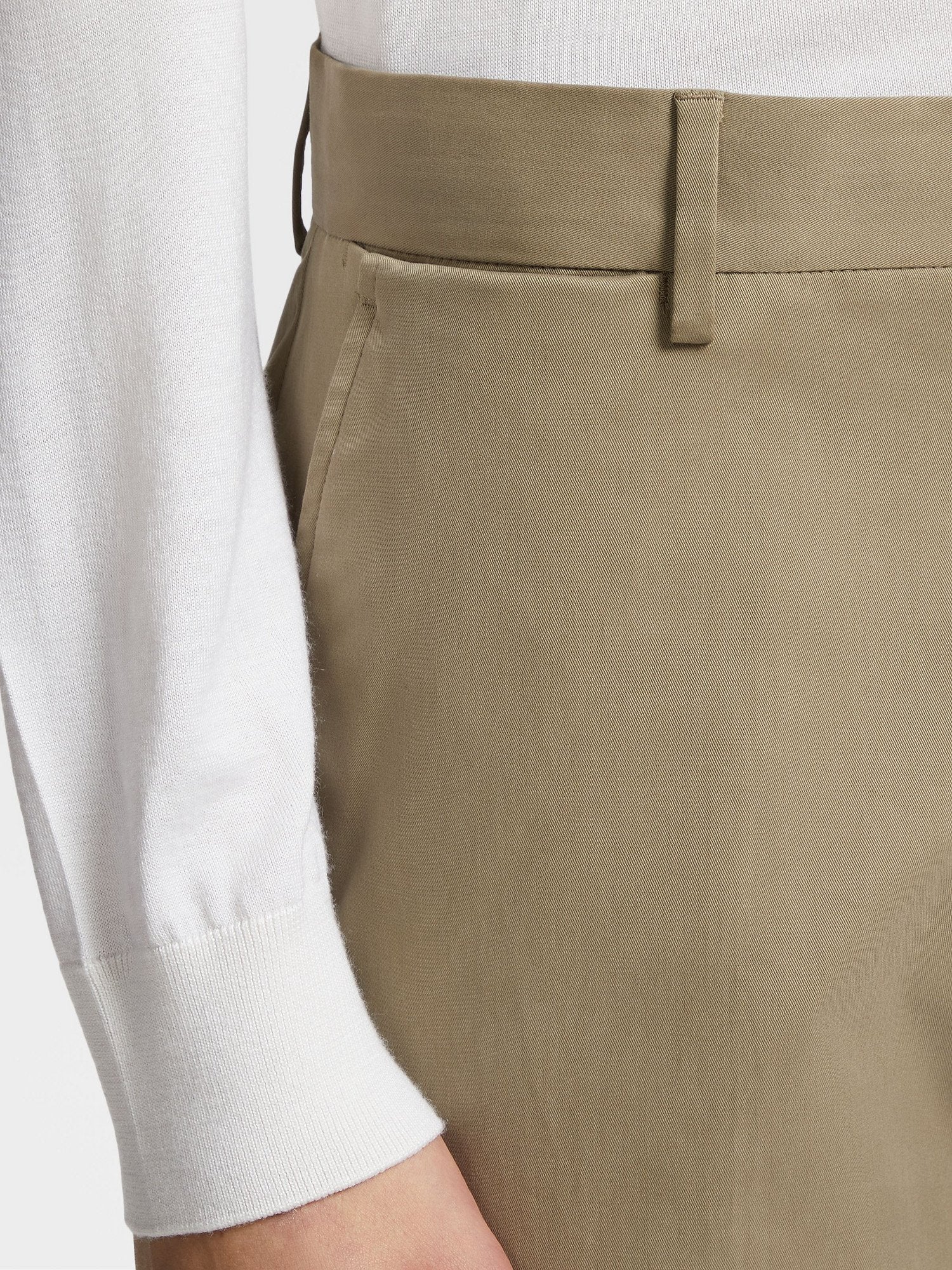 Light Brown Cotton Pants