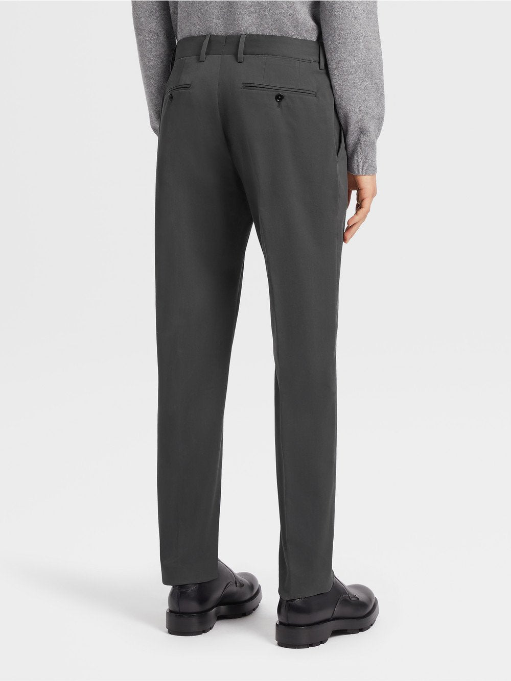 DARK GREY COMFORT COTTON PANTS