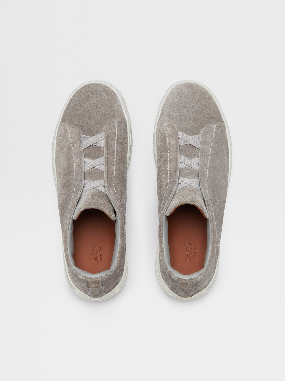 GREY MÉLANGE SUEDE TRIPLE STITCH™ SNEAKERS