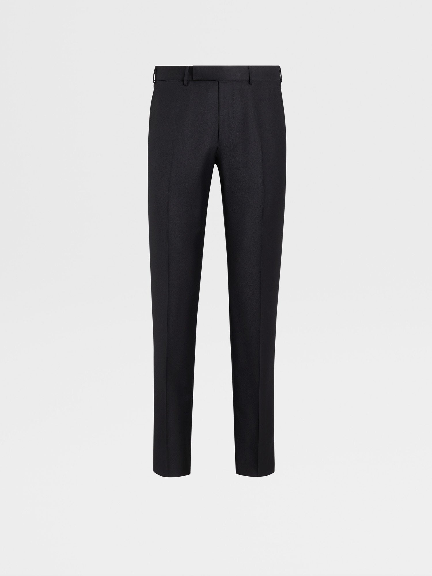 BLACK TROFEO™ WOOL PANTS