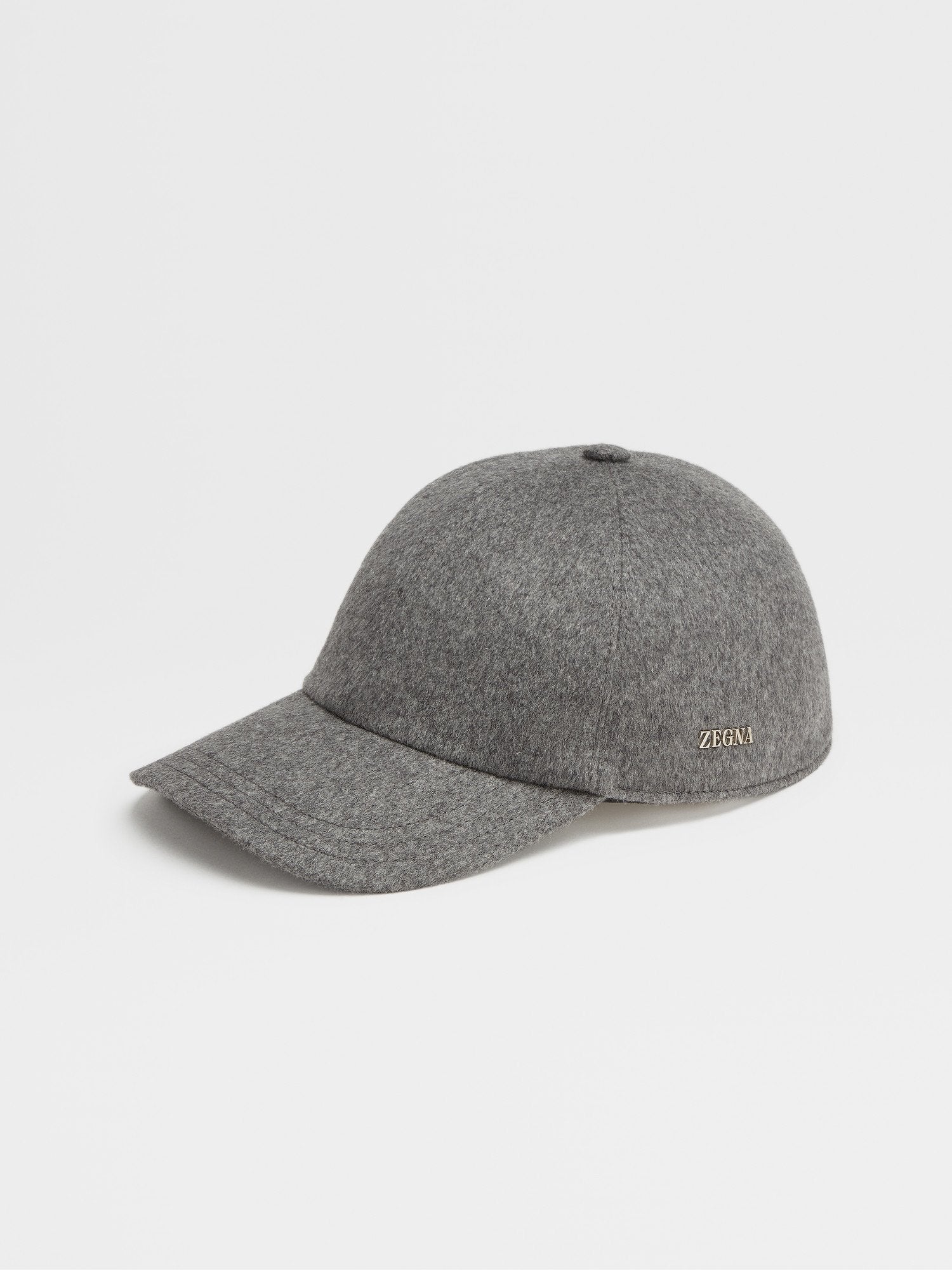 DARK GREY OASI CASHMERE BASEBALL CAP