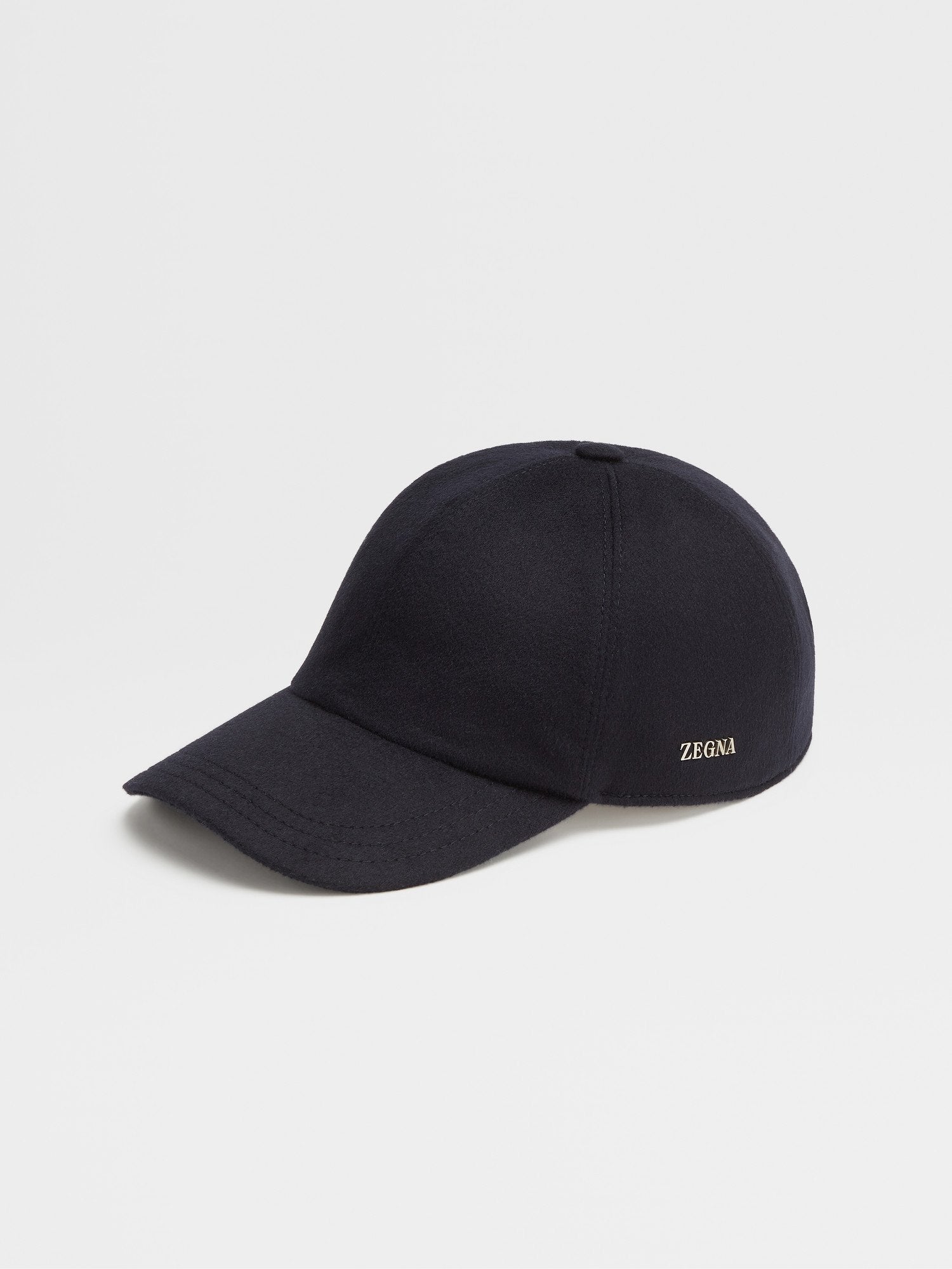 DARK BLUE OASI CASHMERE BASEBALL CAP