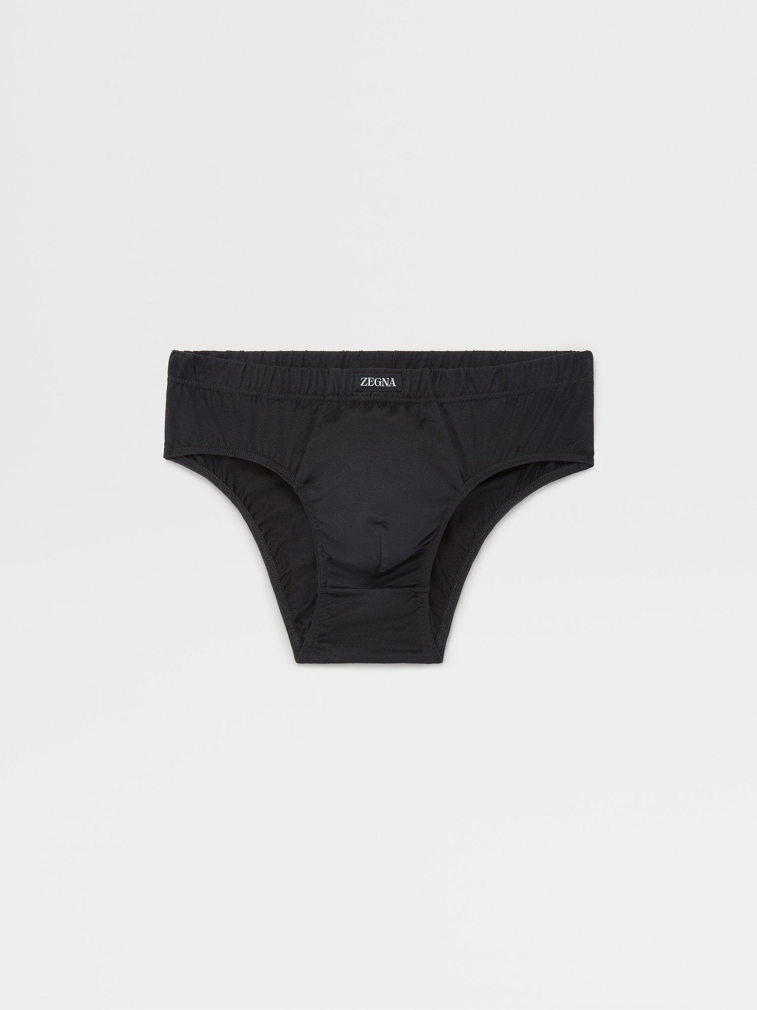 BLACK STRETCH MODAL MIDI BRIEF