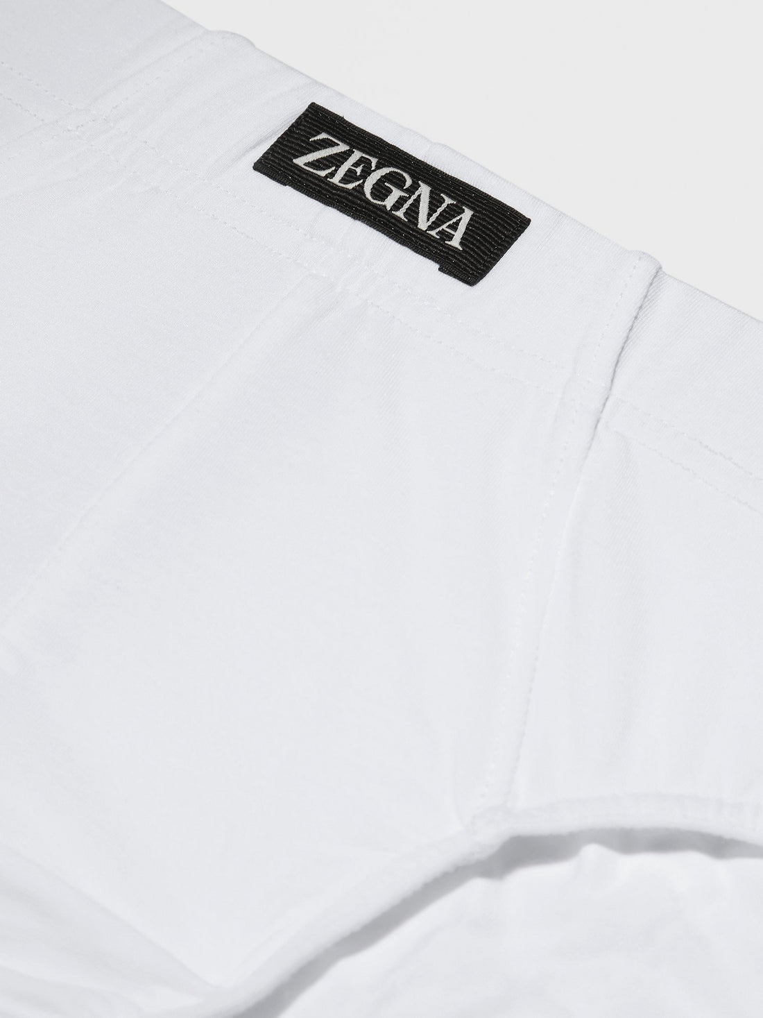 WHITE STRETCH MODAL BRIEFS