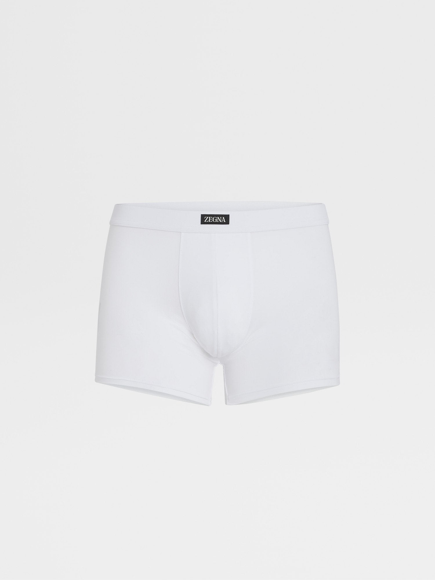 WHITE STRETCH MODAL BOXERS