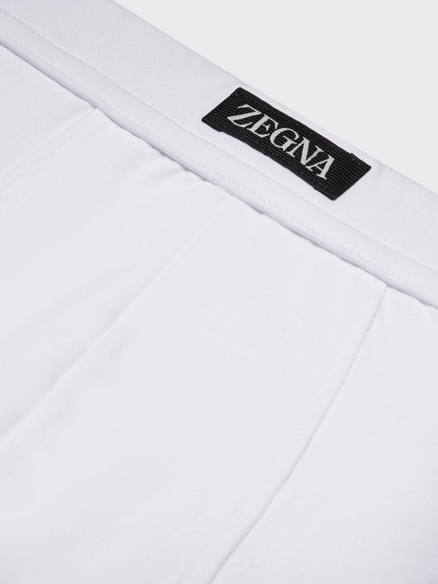 WHITE STRETCH MODAL BOXERS