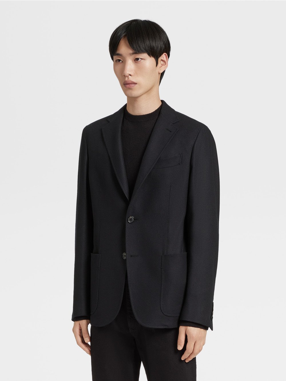 Black Trofeo Cashmere Blazer