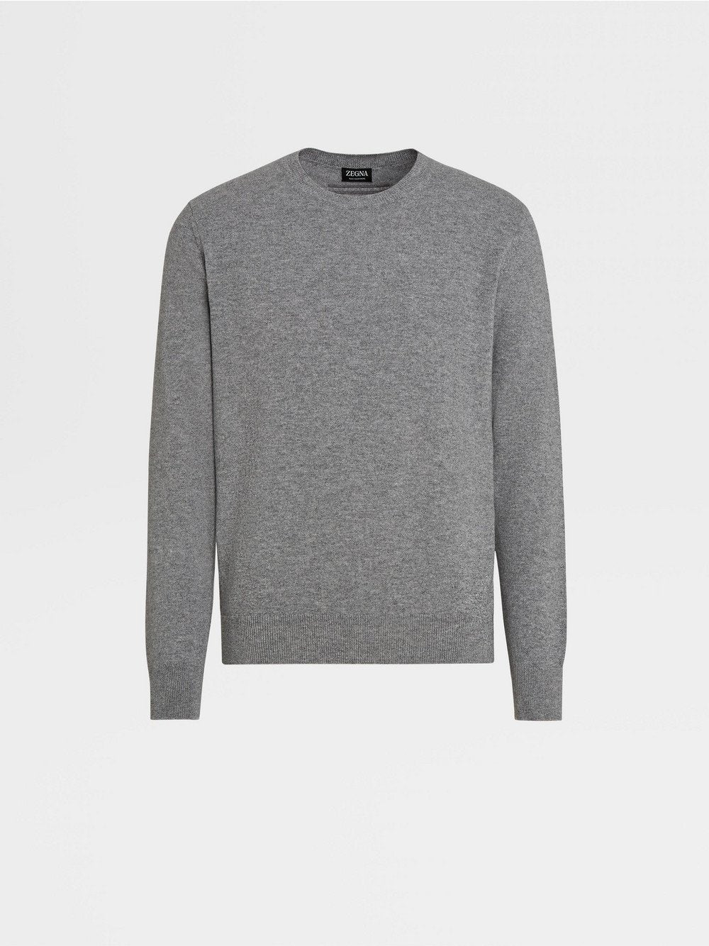 GREY MÉLANGE OASI CASHMERE CREWNECK