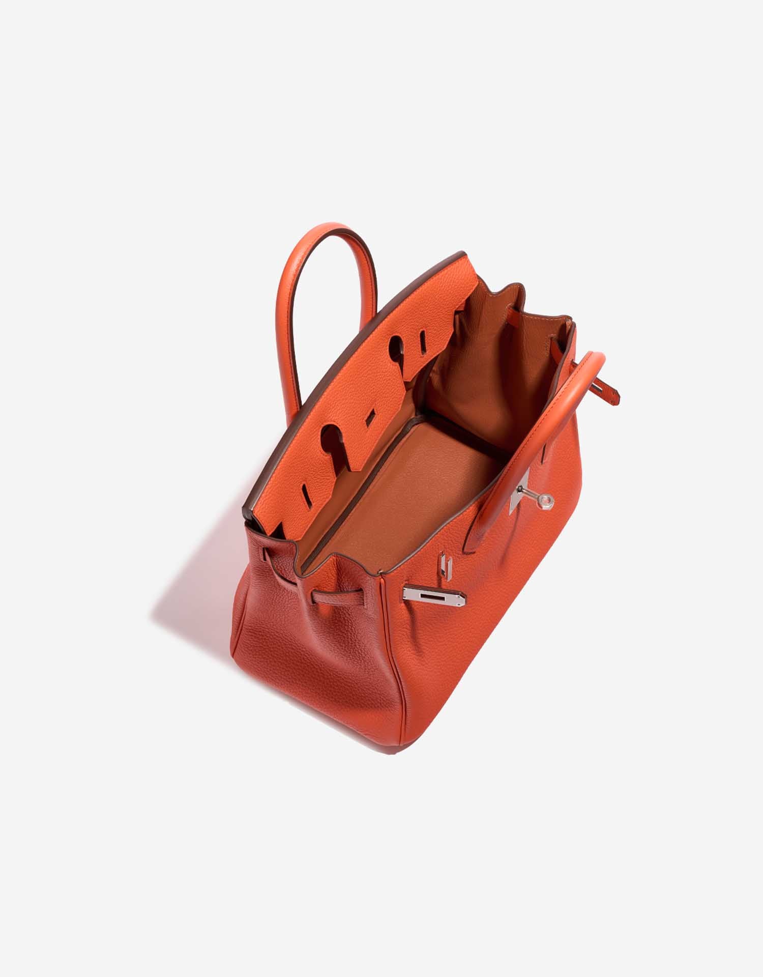 Hermès Birkin 30 Togo - Orange PHW