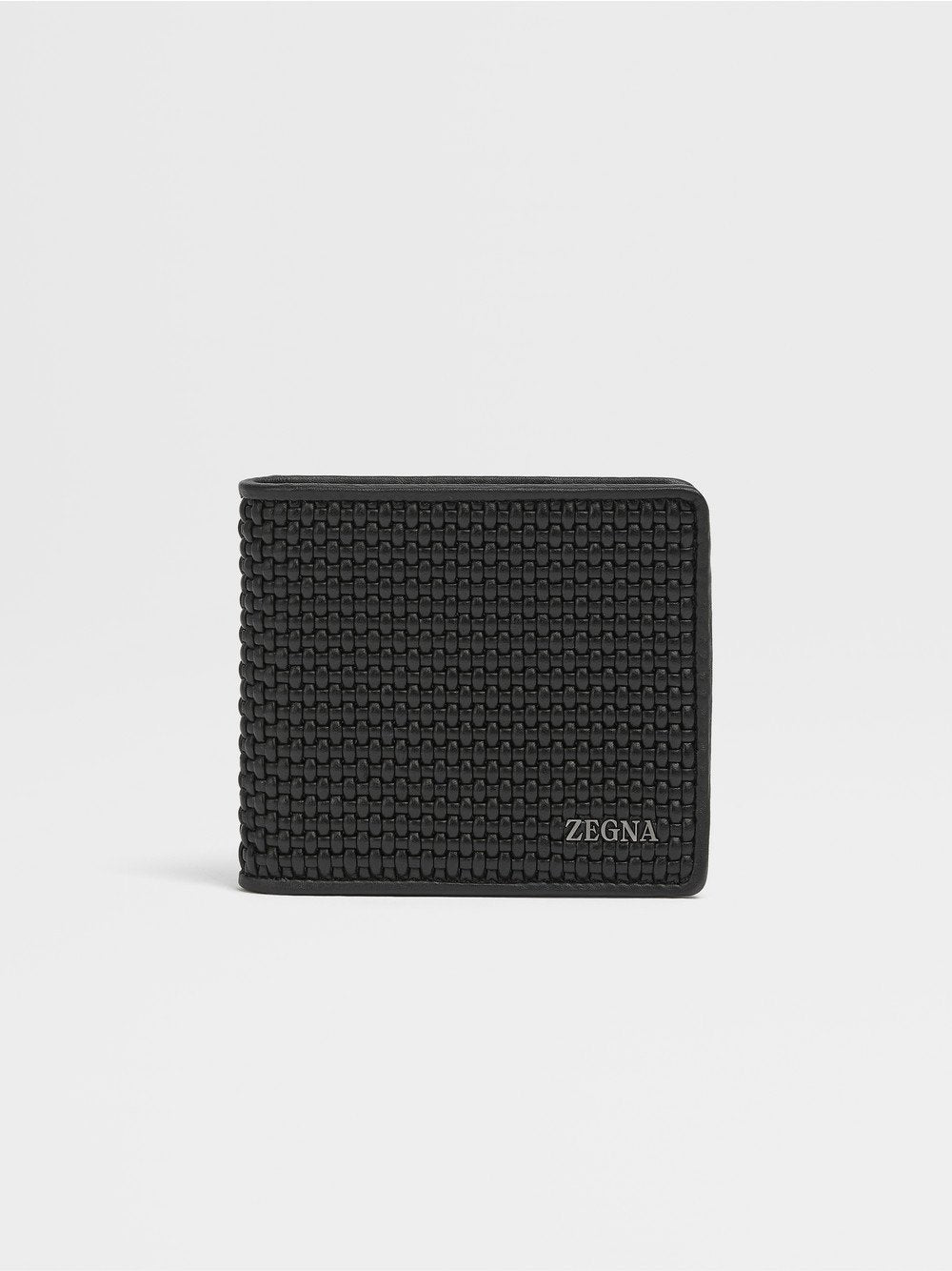 Black Pelletessuta Billfold 8cc Wallet