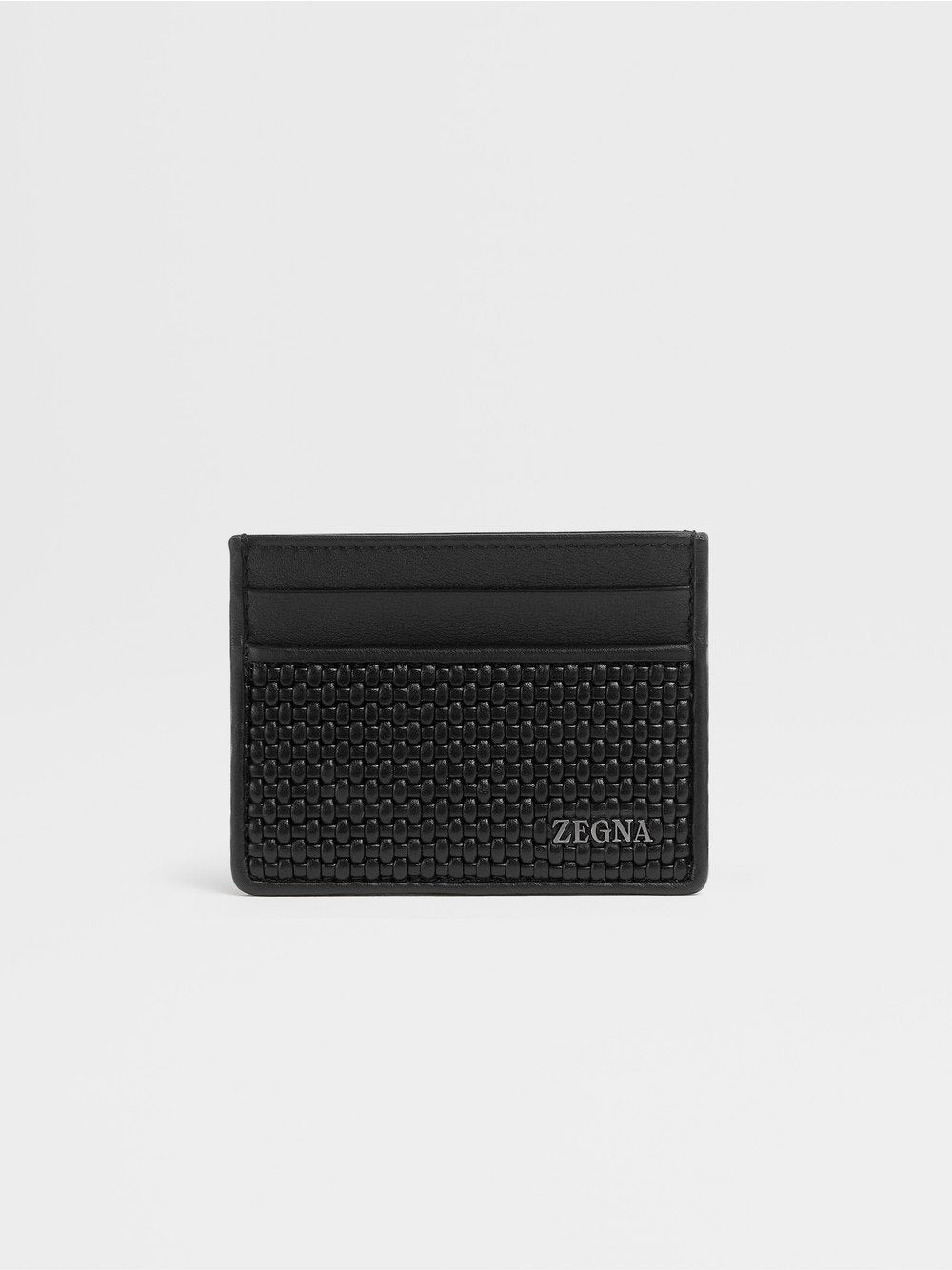 BLACK PELLETESSUTA™ SIMPLE CARD CASE