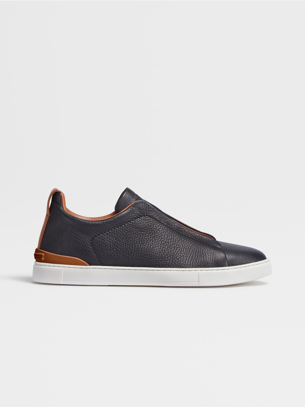 BLACK DEERSKIN TRIPLE STITCH™ SNEAKERS