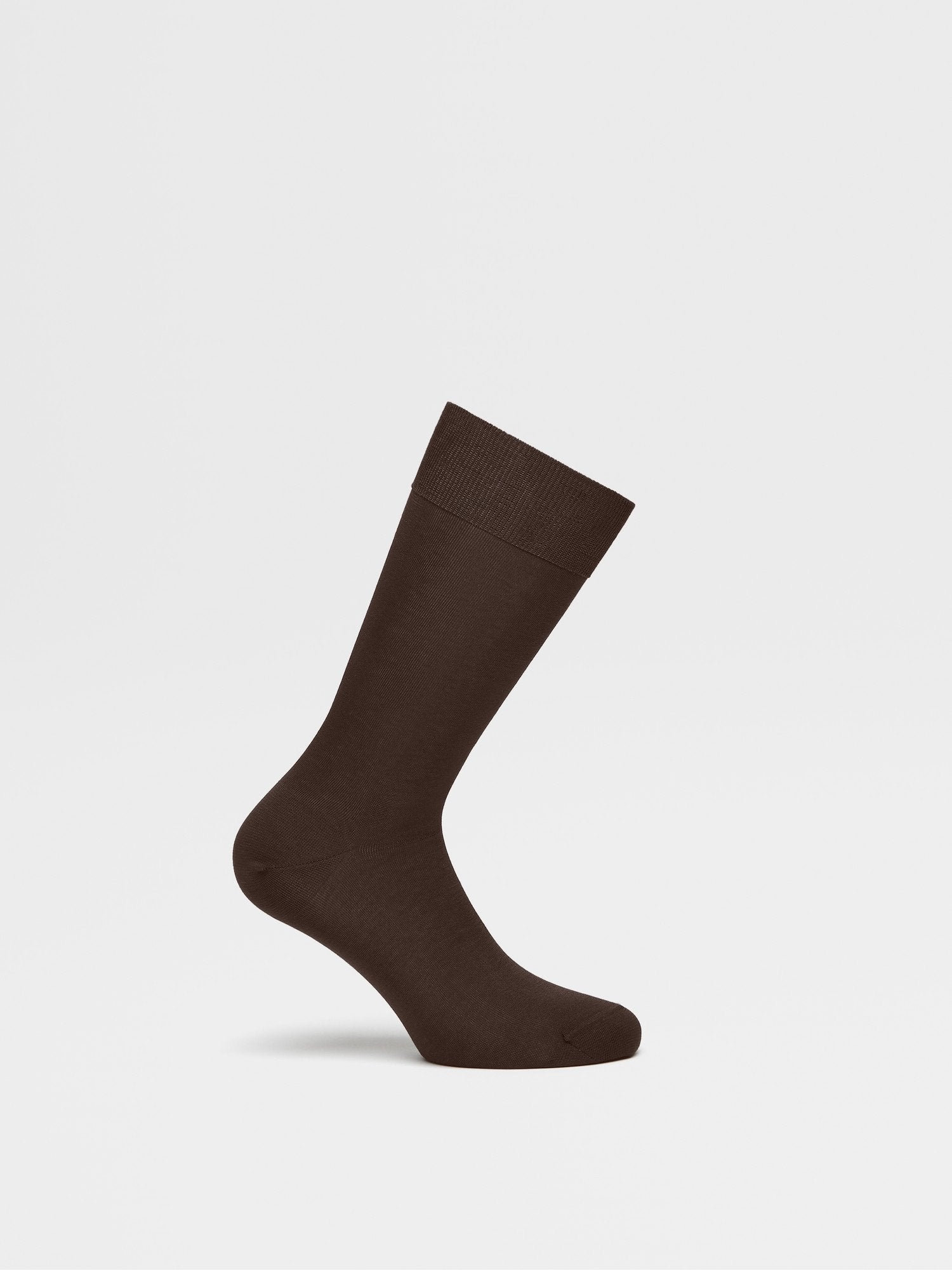 Brown Cotton Socks