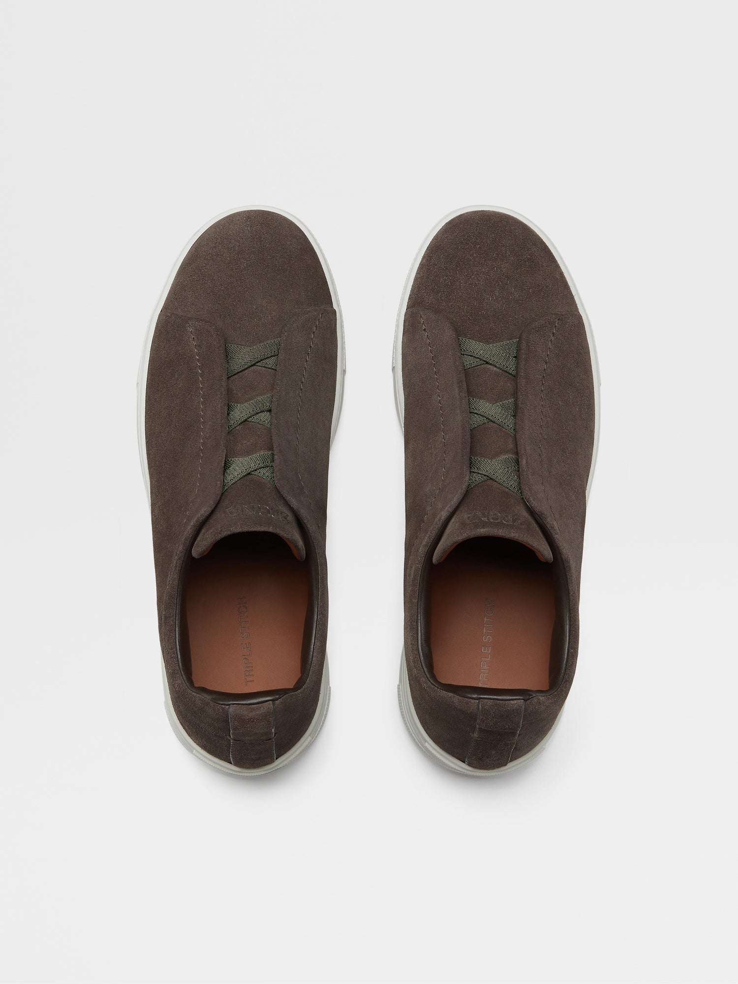 DARK GREY SUEDE TRIPLE STITCH™ SNEAKERS