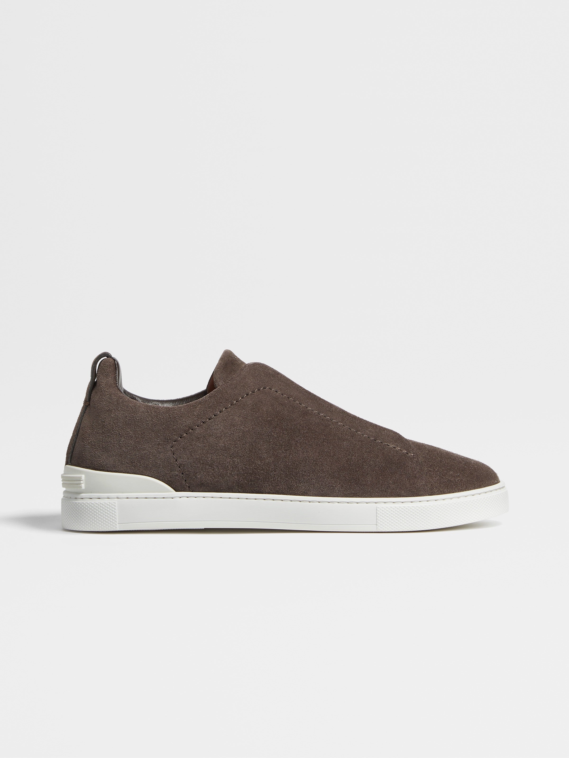 DARK GREY SUEDE TRIPLE STITCH™ SNEAKERS