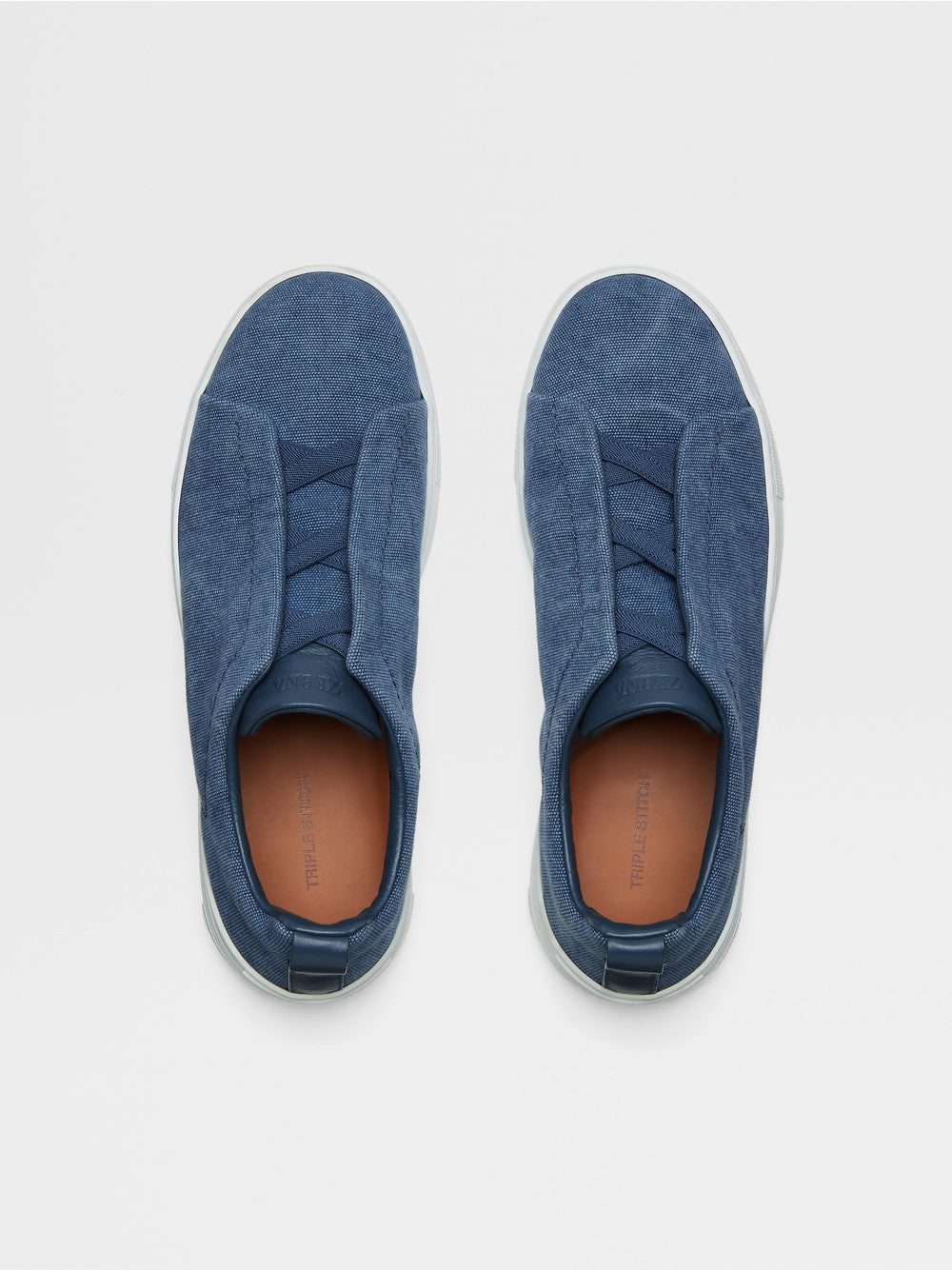 BLUE CANVAS TRIPLE STITCH™ SNEAKERS