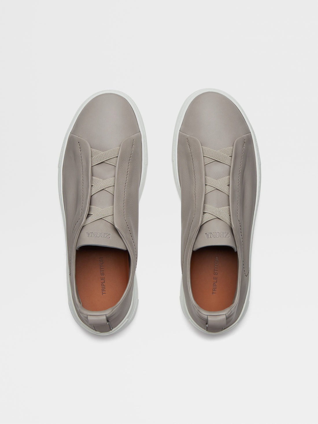 LIGHT GREY SECONDSKIN TRIPLE STITCH™ SNEAKERS