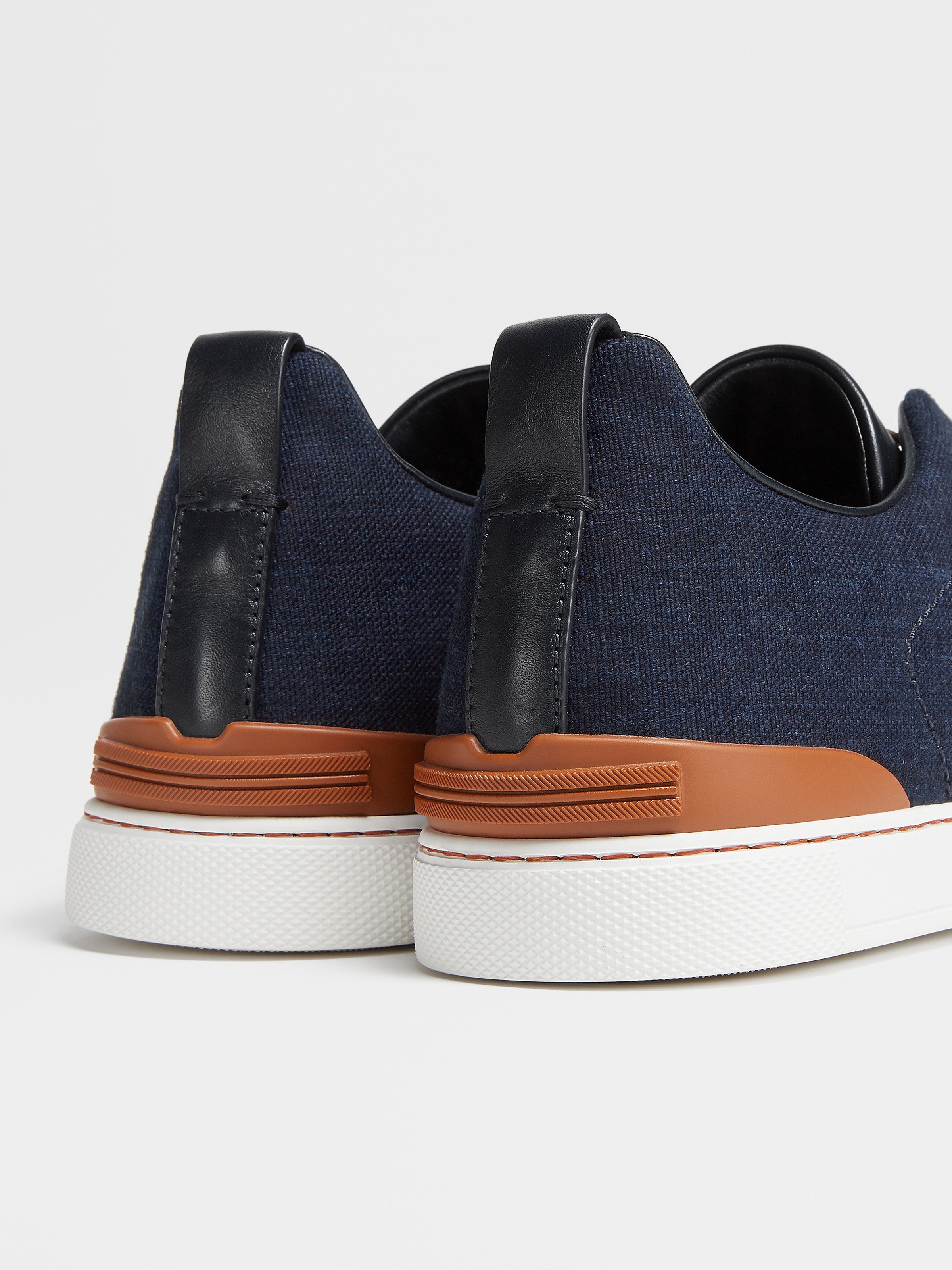 BLUE COTTON DENIM TRIPLE STITCH™ SNEAKERS