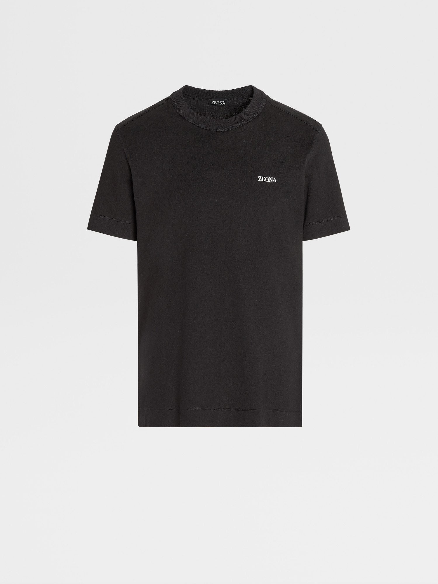 Black Cotton T Shirt