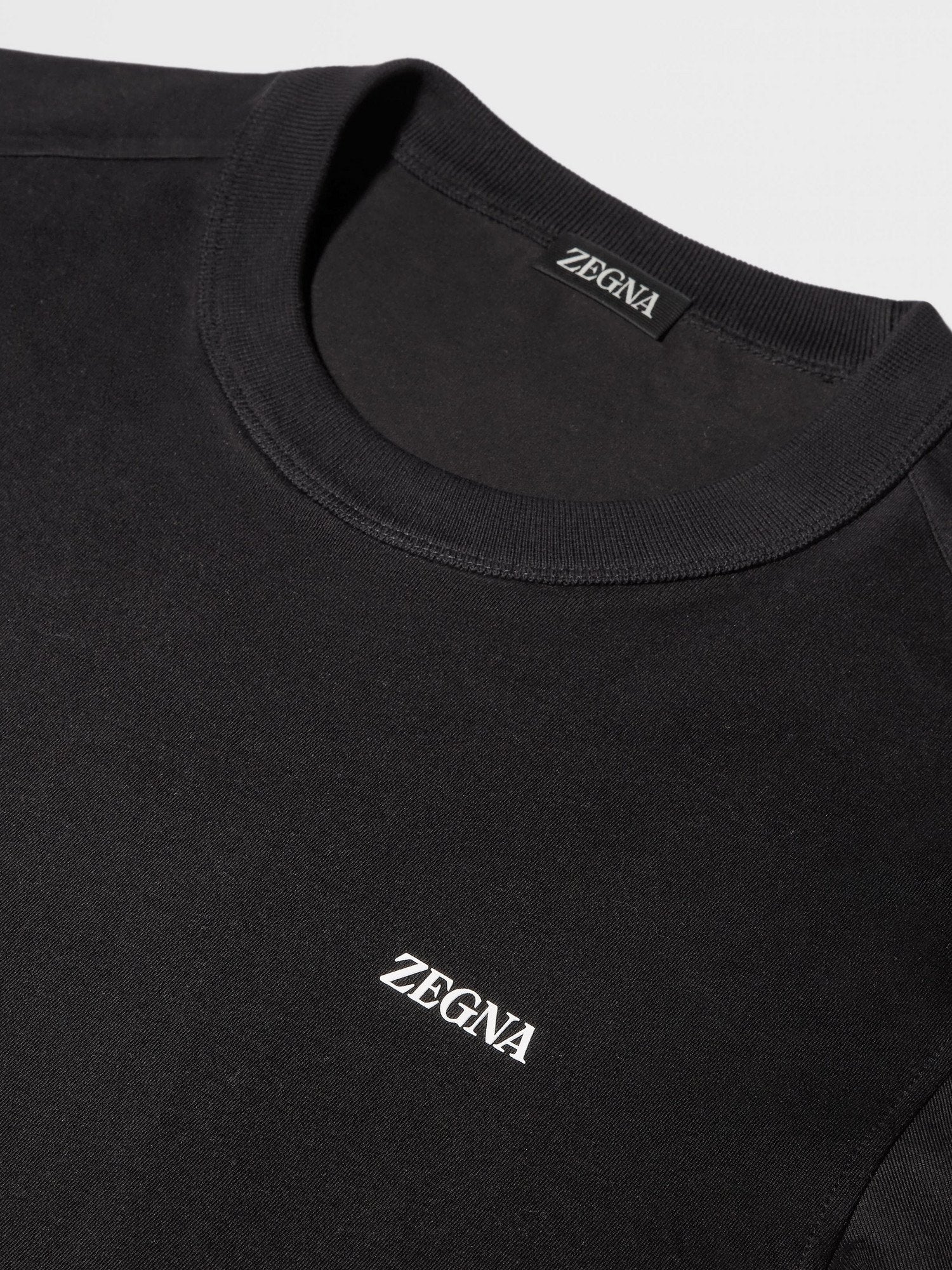 Black Cotton T Shirt