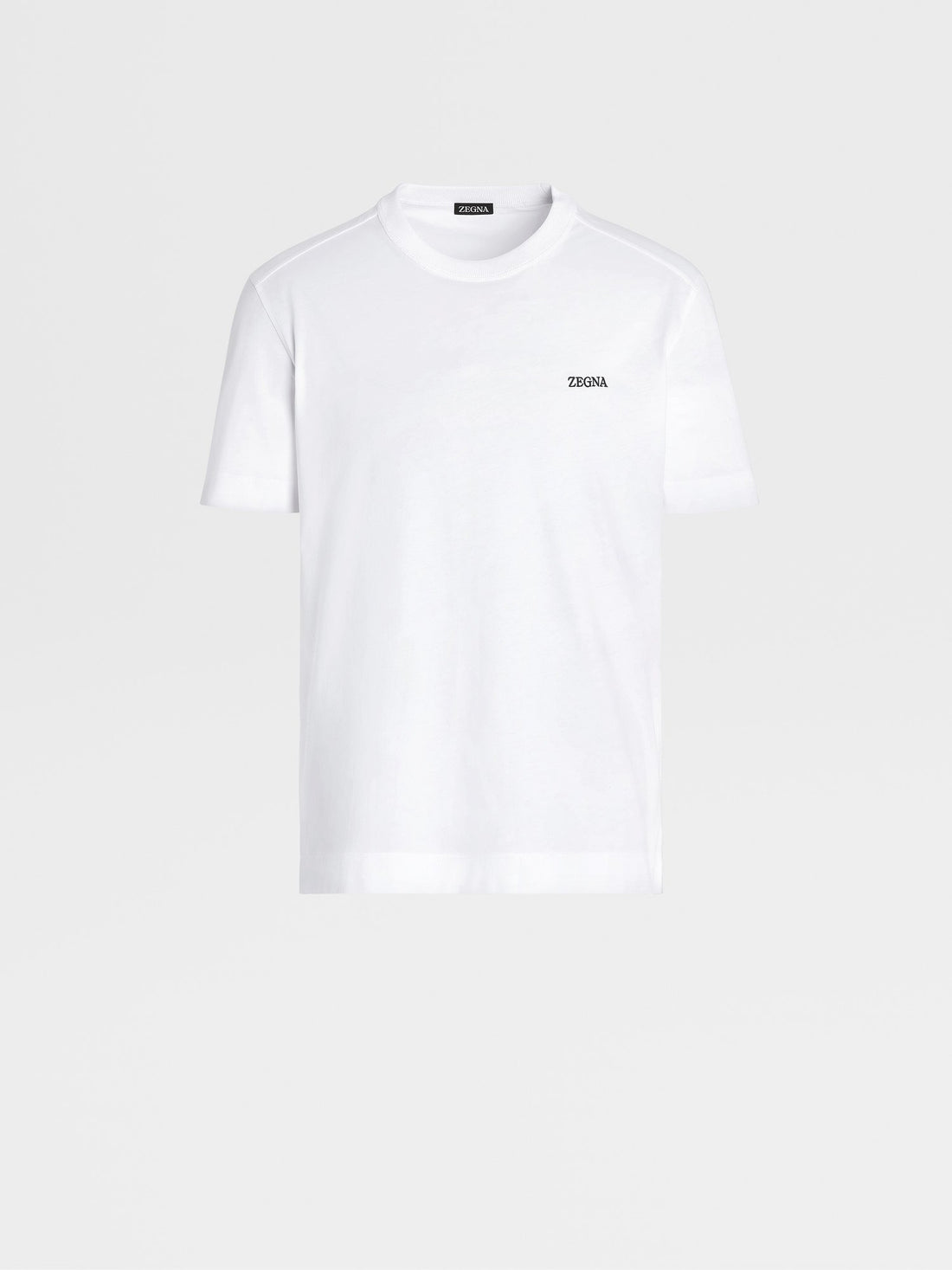 OPTICAL WHITE COTTON T-SHIRT