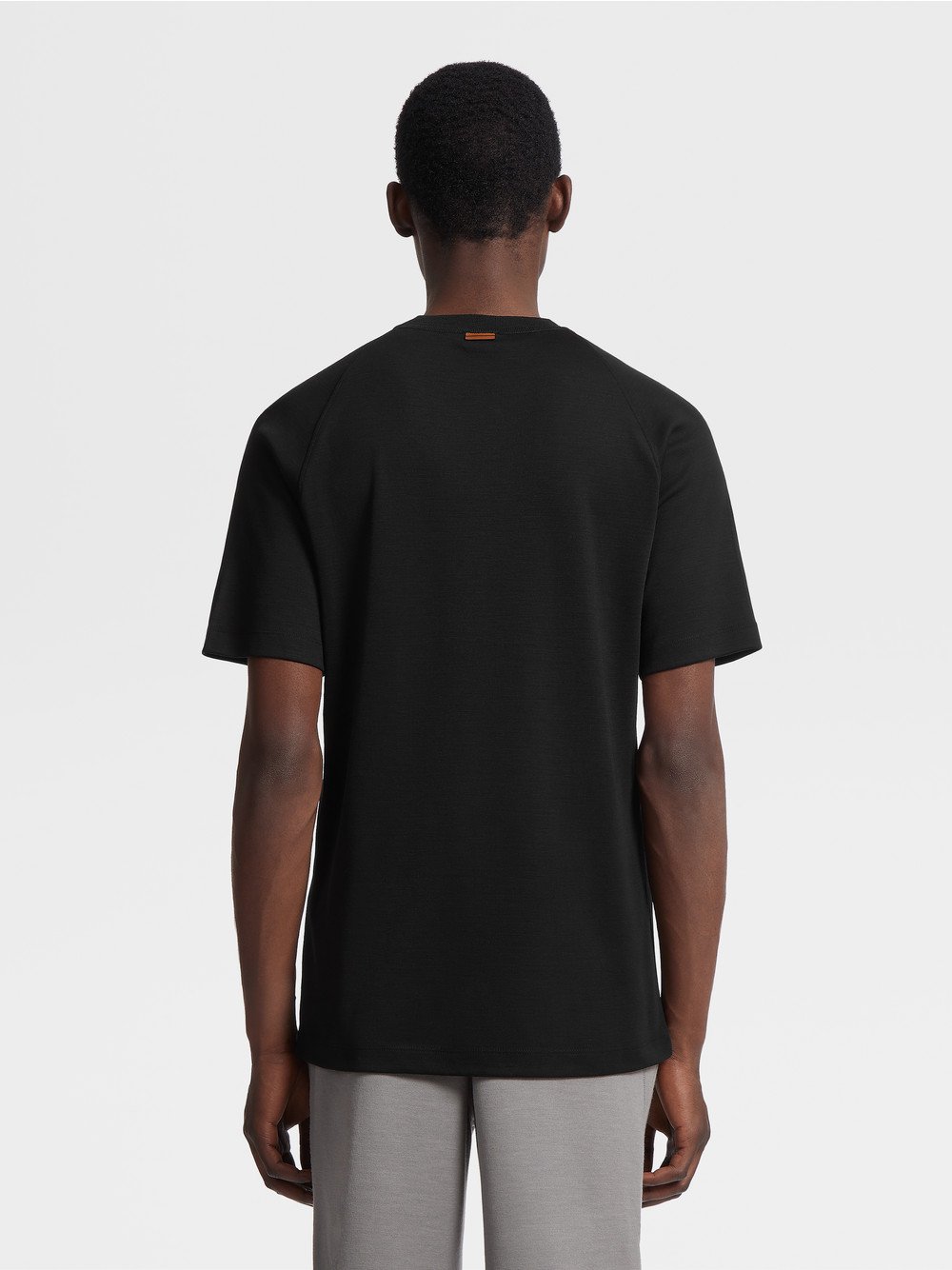 Black High Performance Wool T Shirt