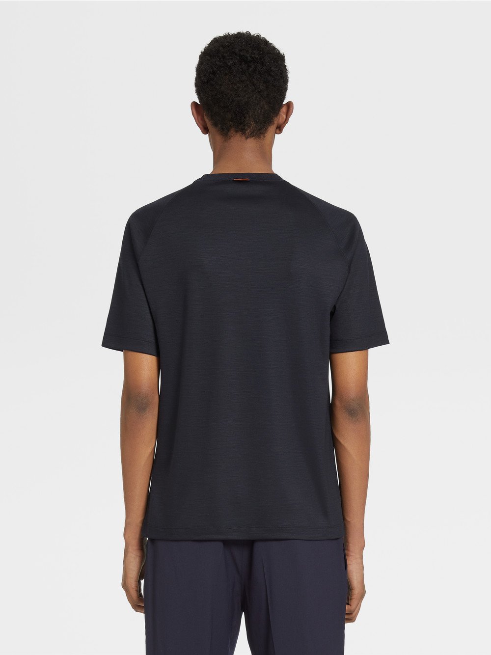 Navy Blue High Performance Wool T Shirt