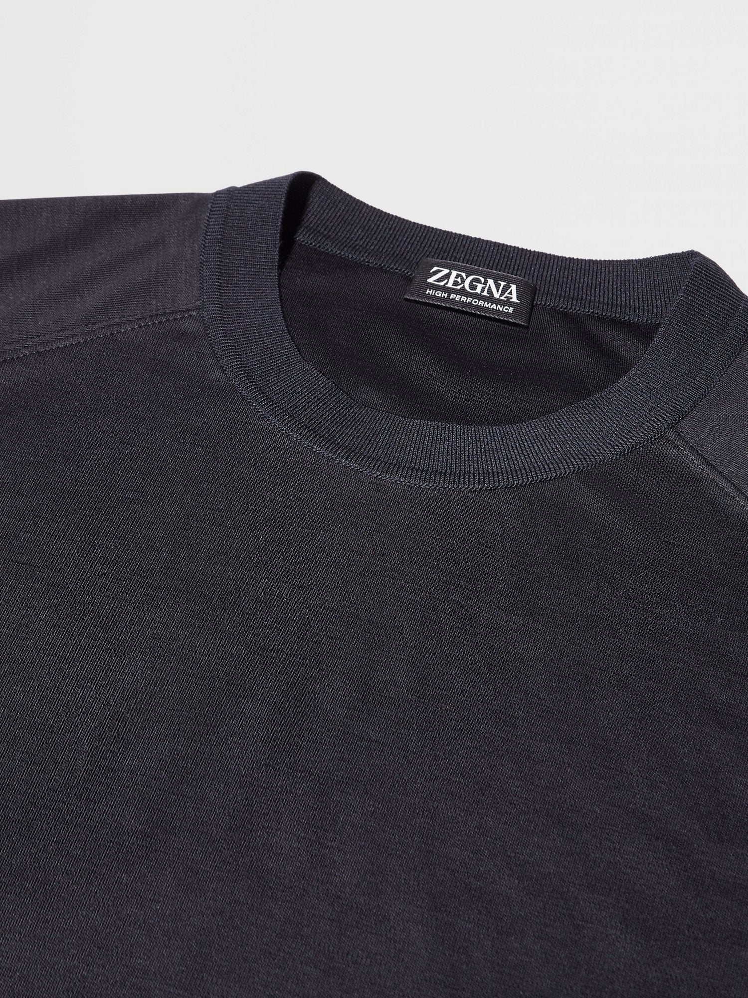 Navy Blue High Performance Wool T Shirt